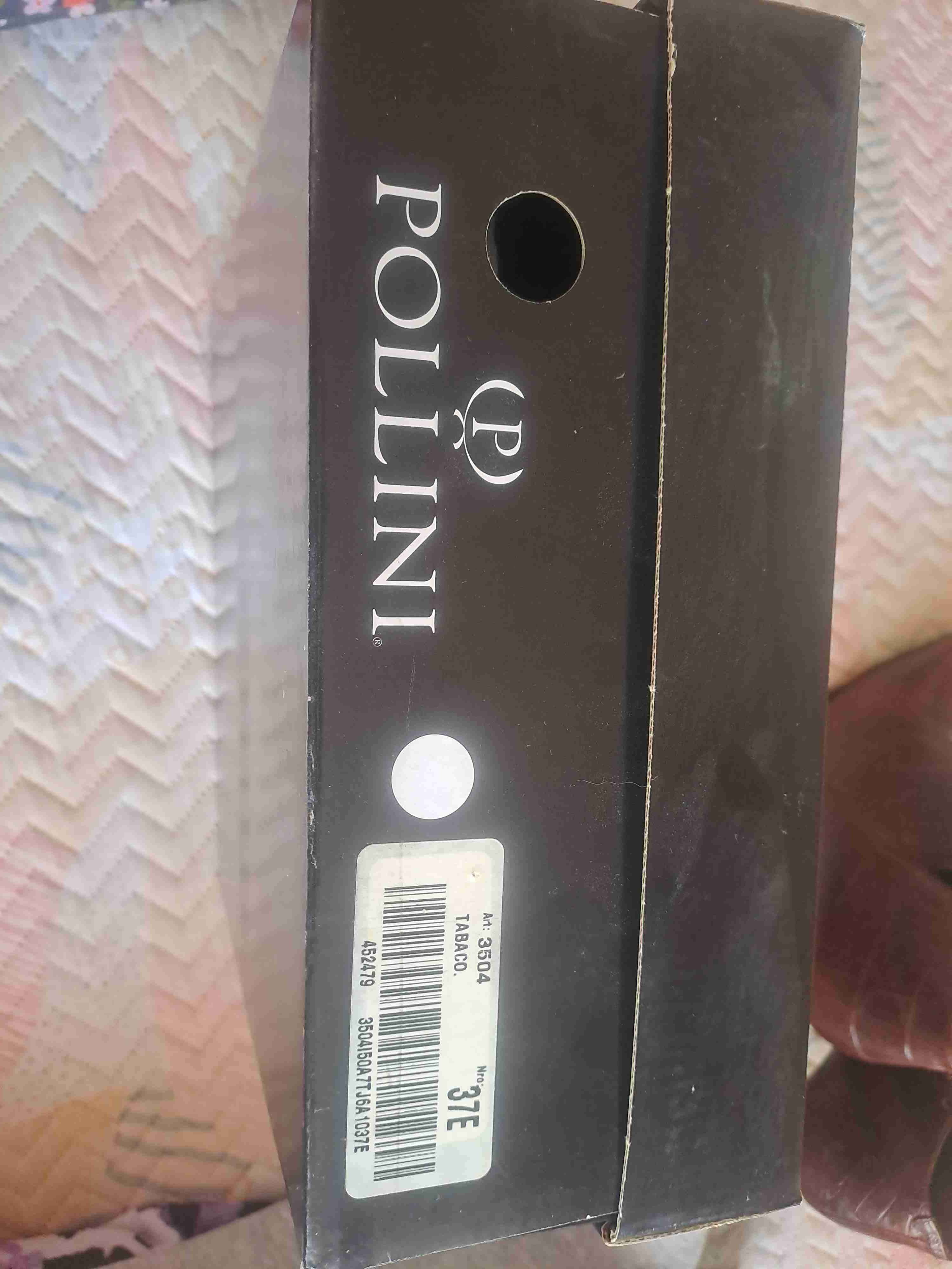 Botines de cuero Pollini color Tabaco - miniatura 2