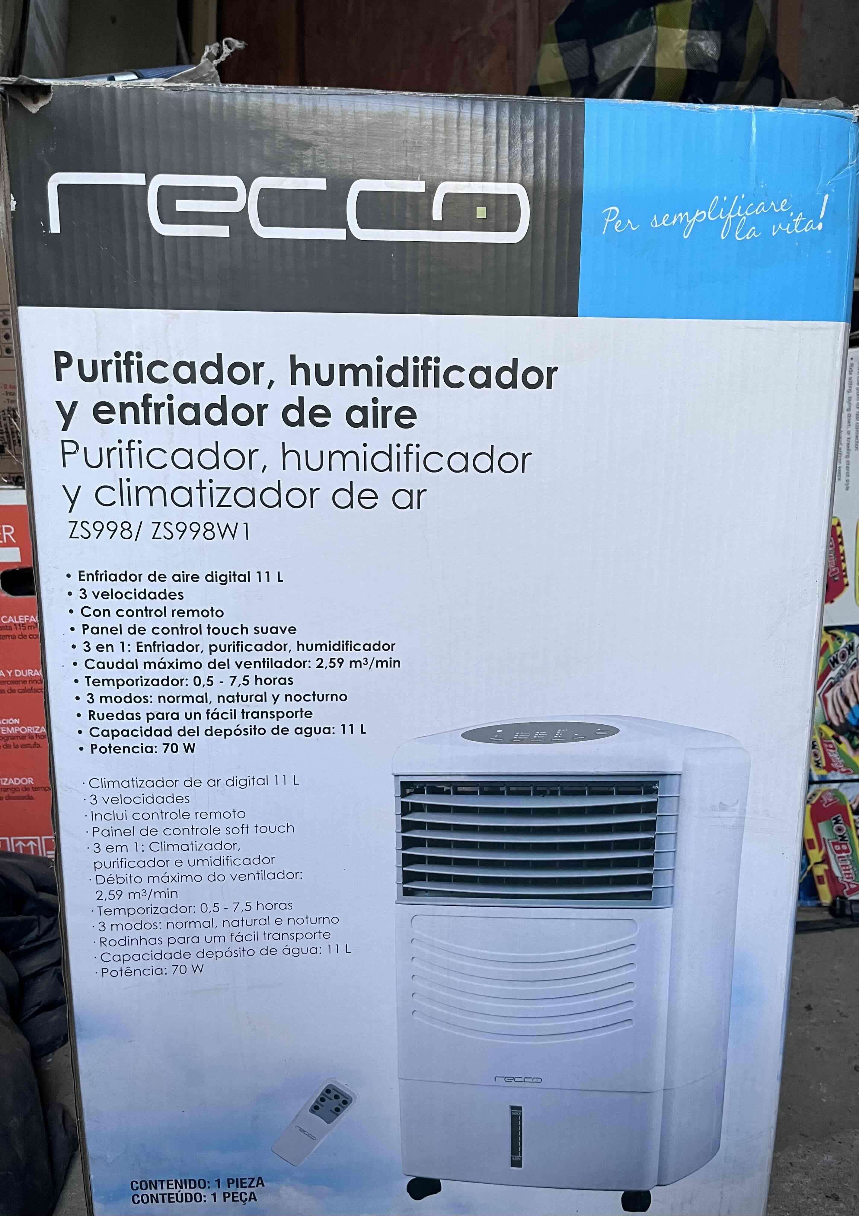 Purificador y enfriador de aire Recco - 1