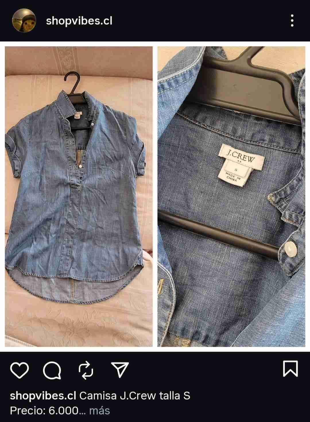 Camisa J.Crew talla S