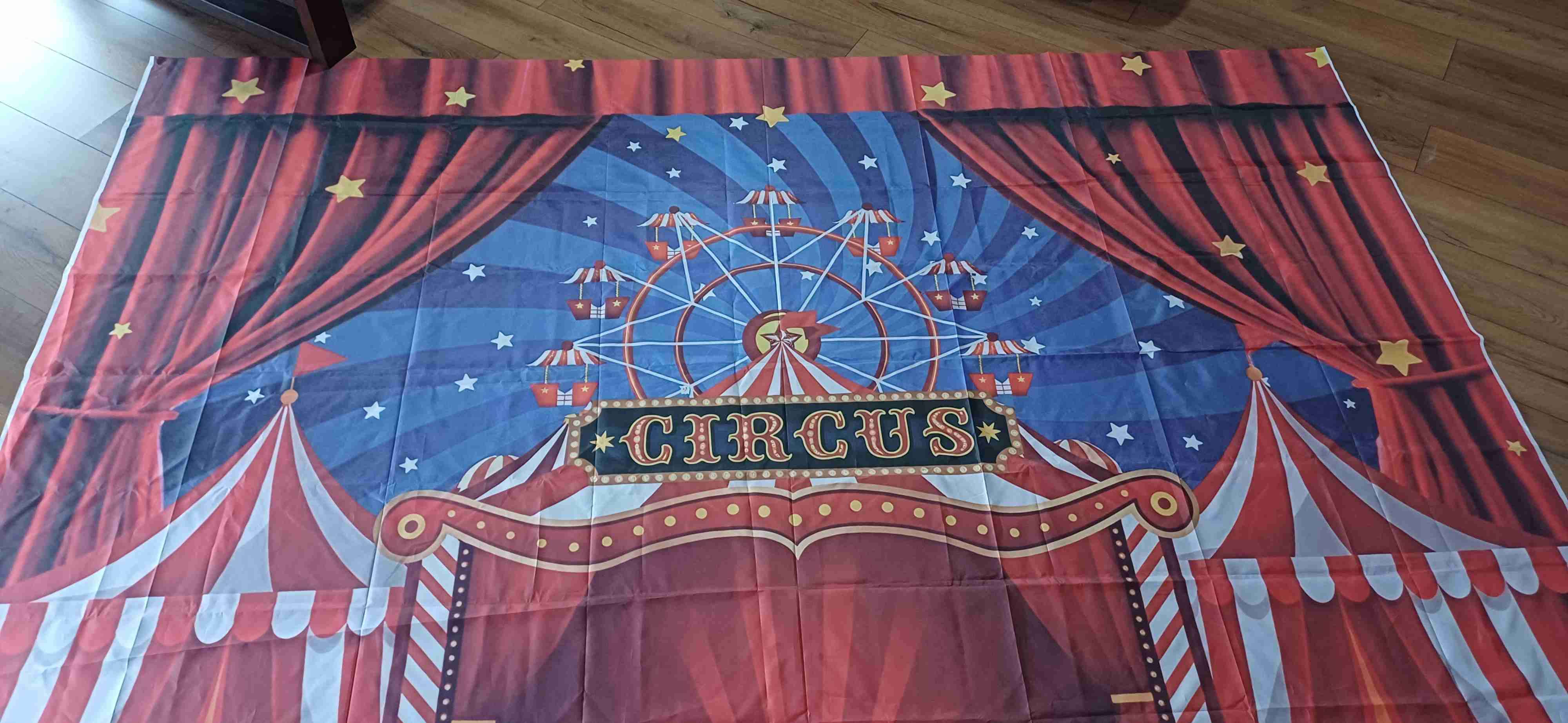 Telón de fondo circo colorido - miniatura 1