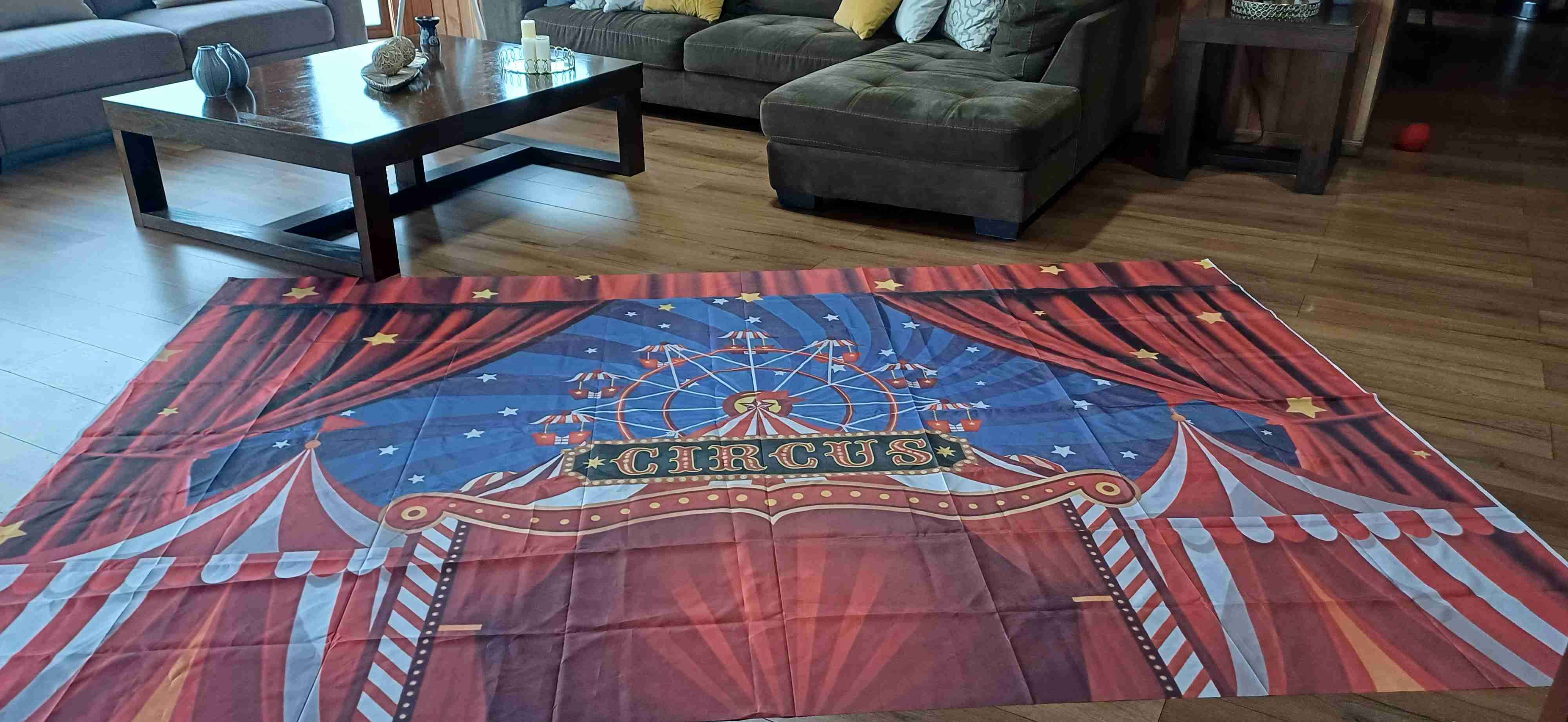 Telón de fondo circo colorido - miniatura 2