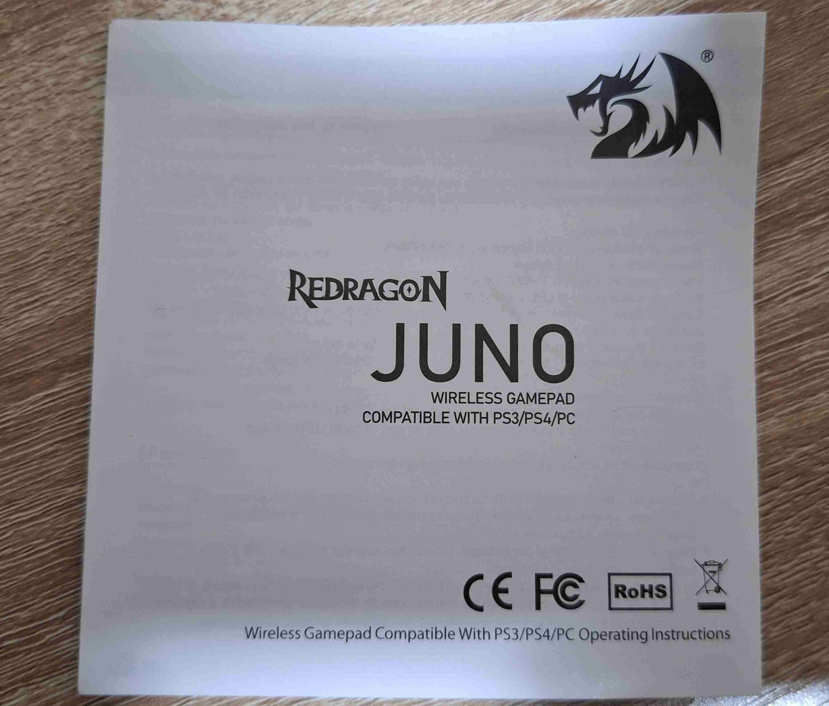 Joystick Wireless Redragon Juno - miniatura 4