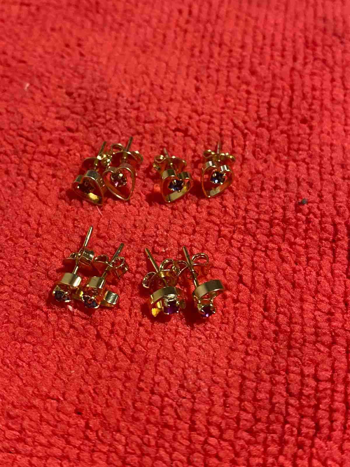 Aros dorados pequeños - 3