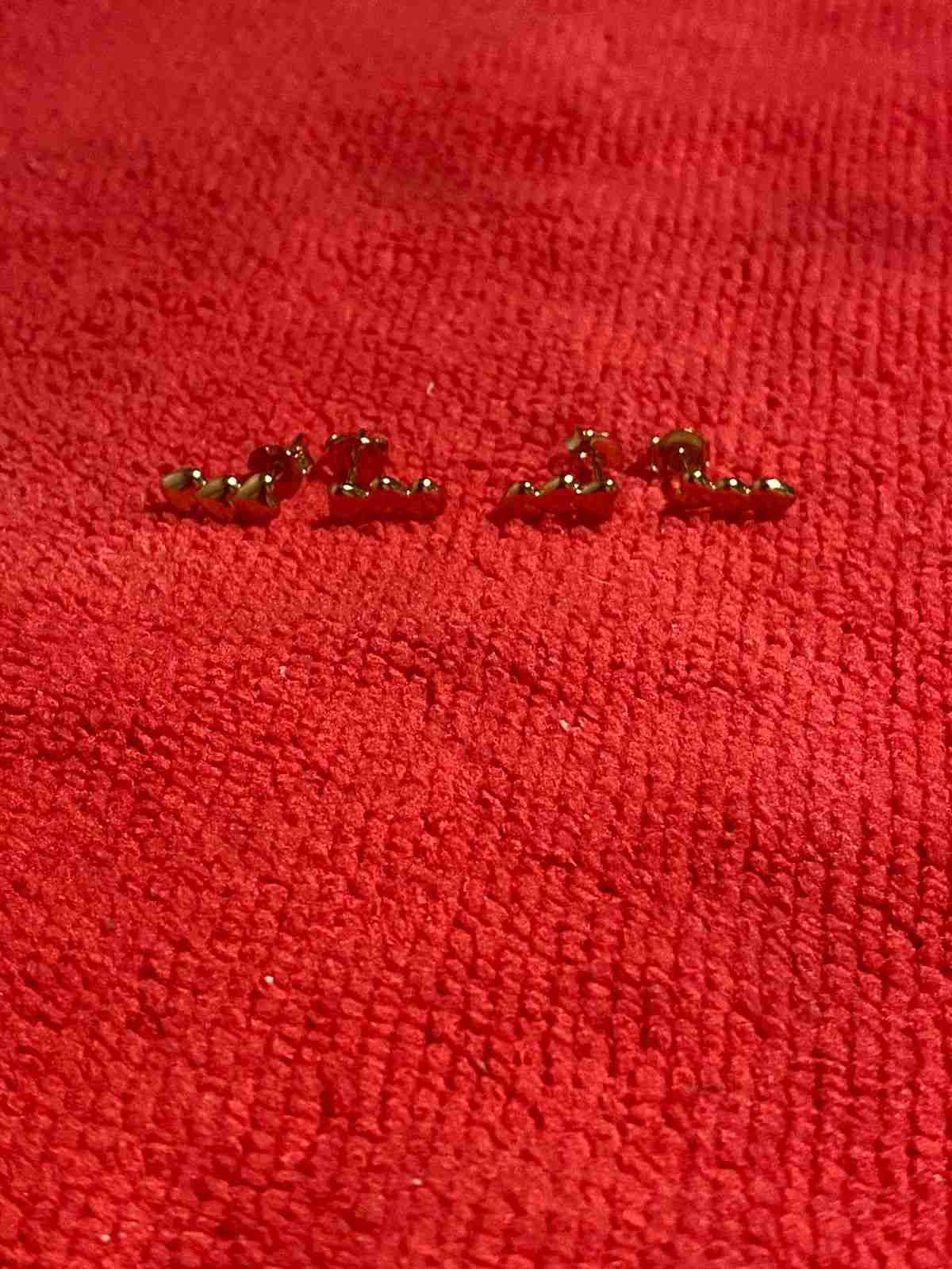 Aros dorados pequeños - 4