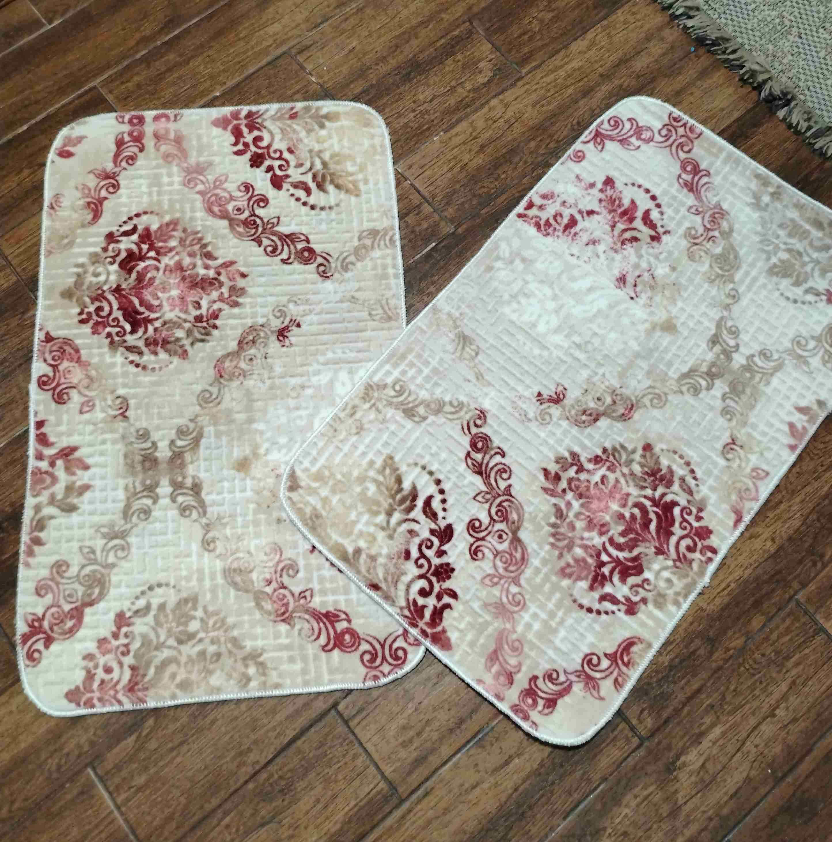 Set de alfombras con diseño geométrico - miniatura 3