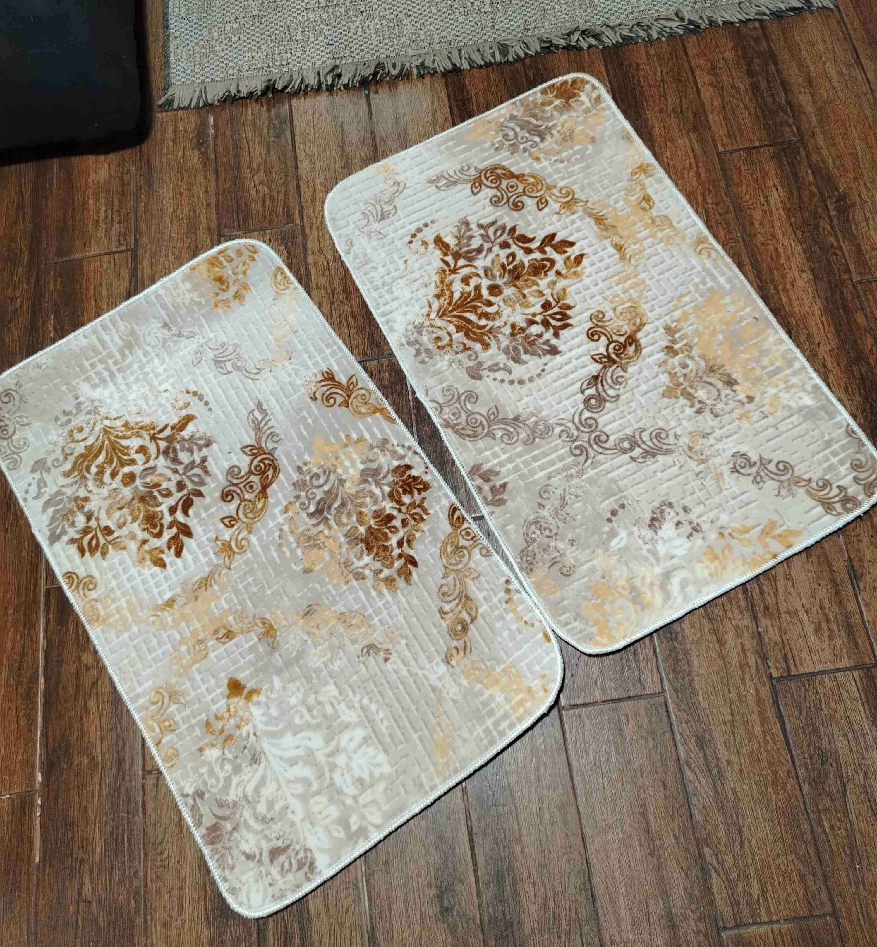 Set de alfombras con diseño geométrico - miniatura 5