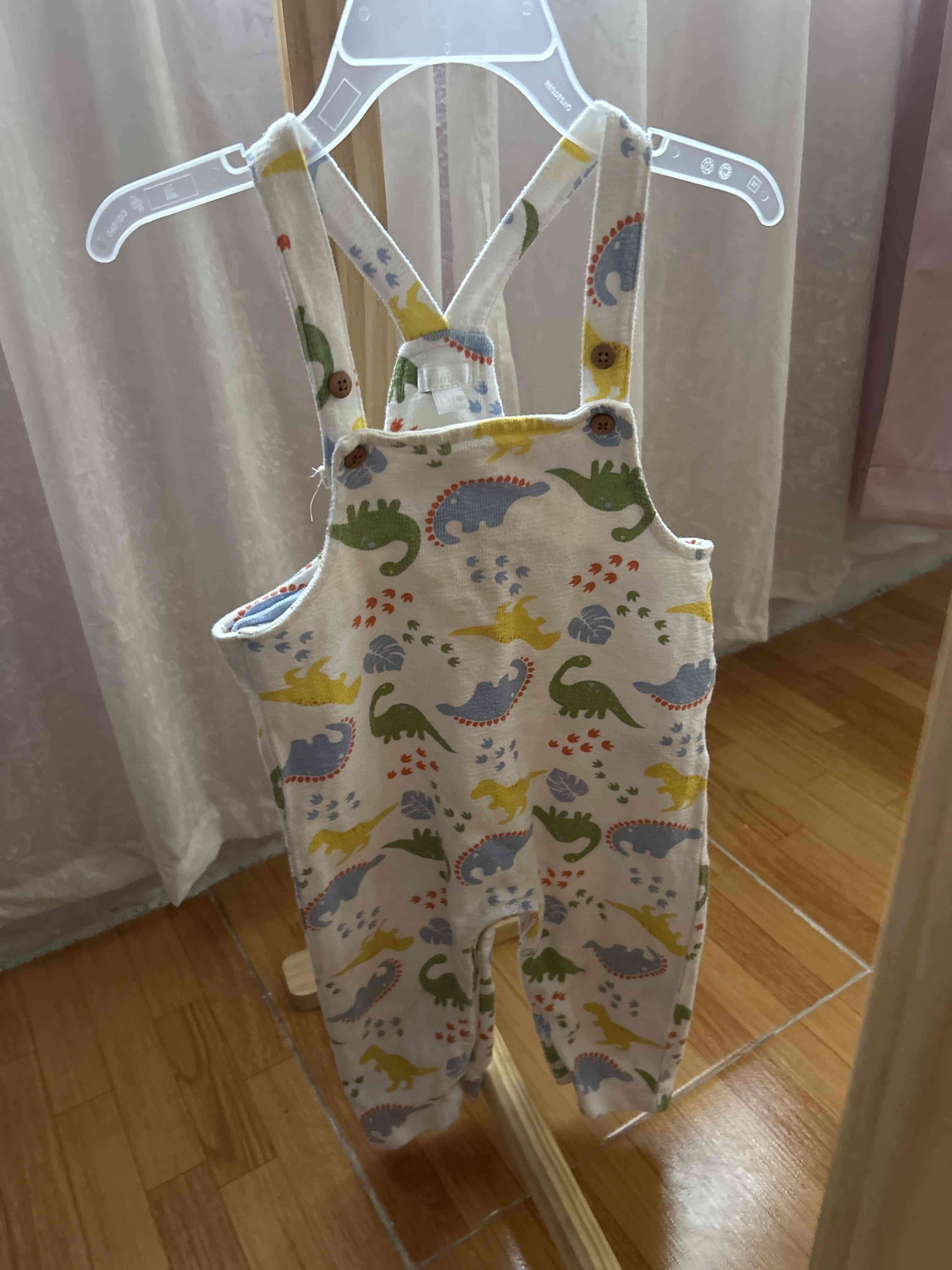 Jardinera bebé estampado dinosaurios - 1