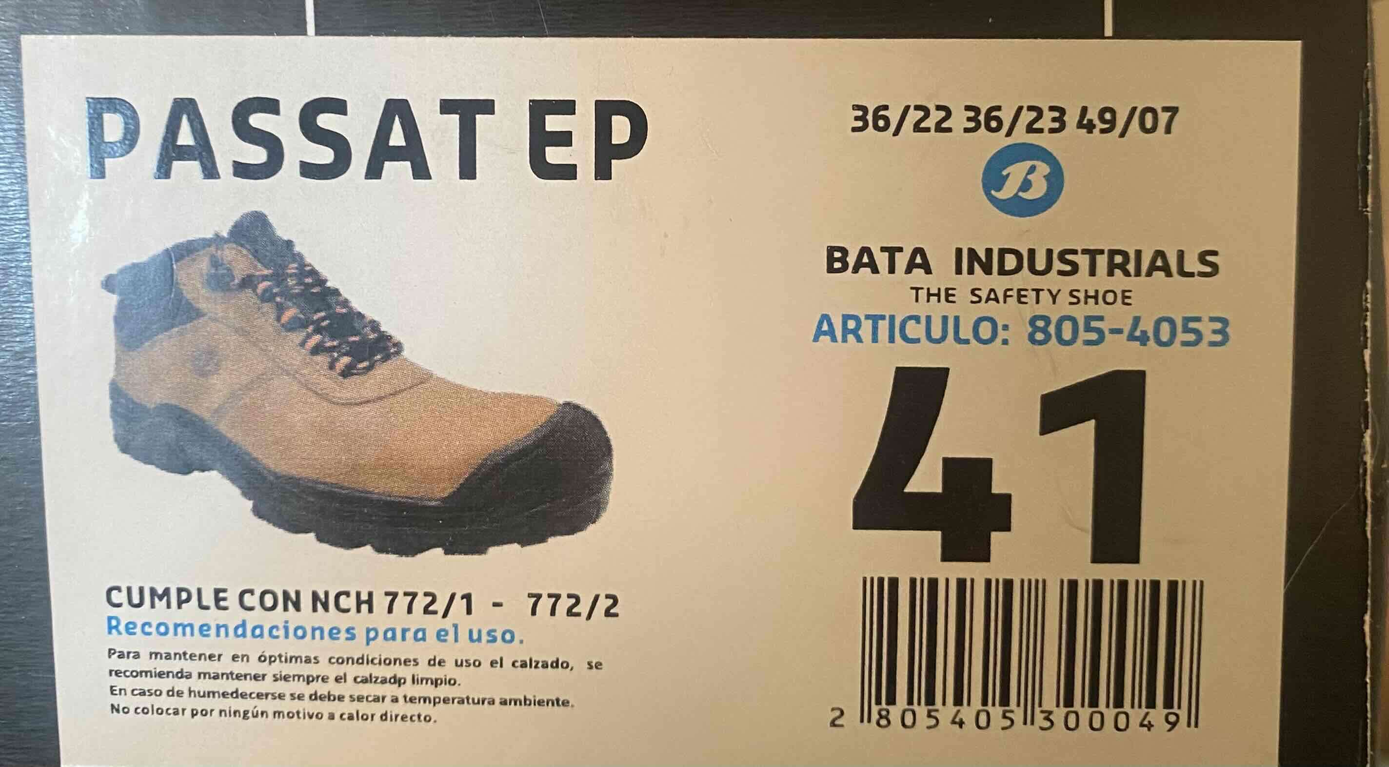 Zapatos de seguridad Bata Passat EP - miniatura 1