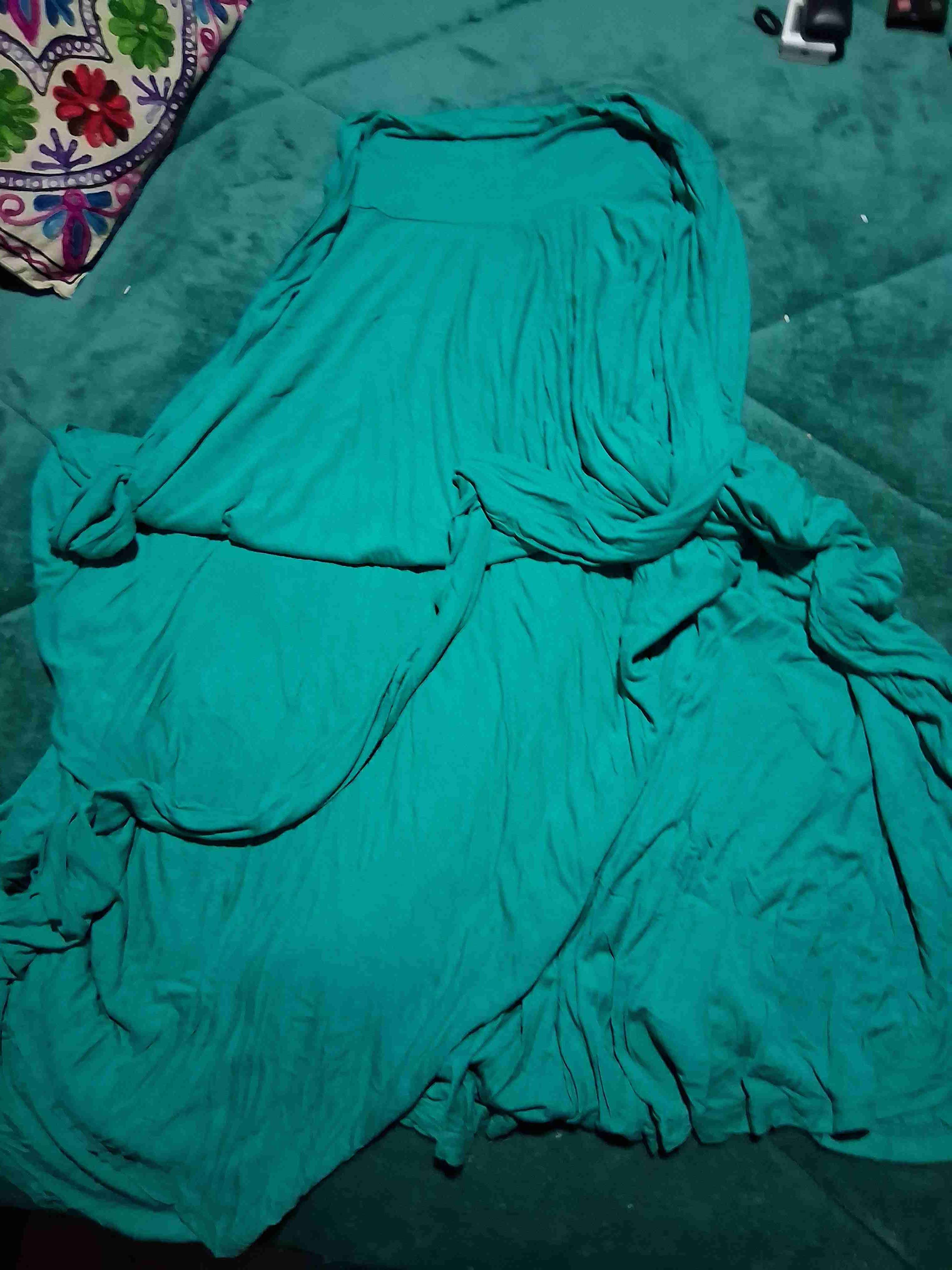Vestido largo verde - miniatura 2