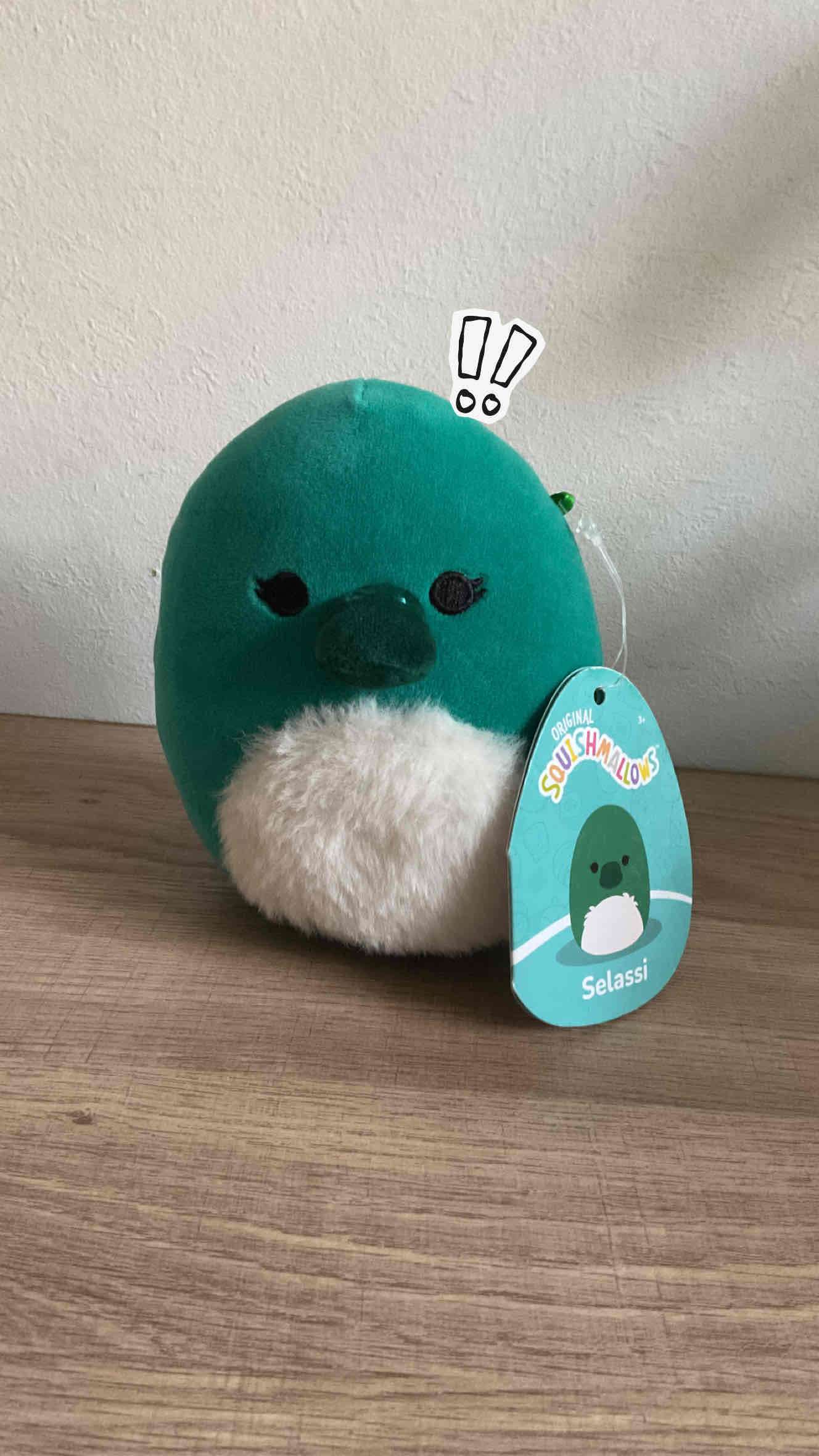 Peluche Squishmallows Selassi verde - miniatura 1