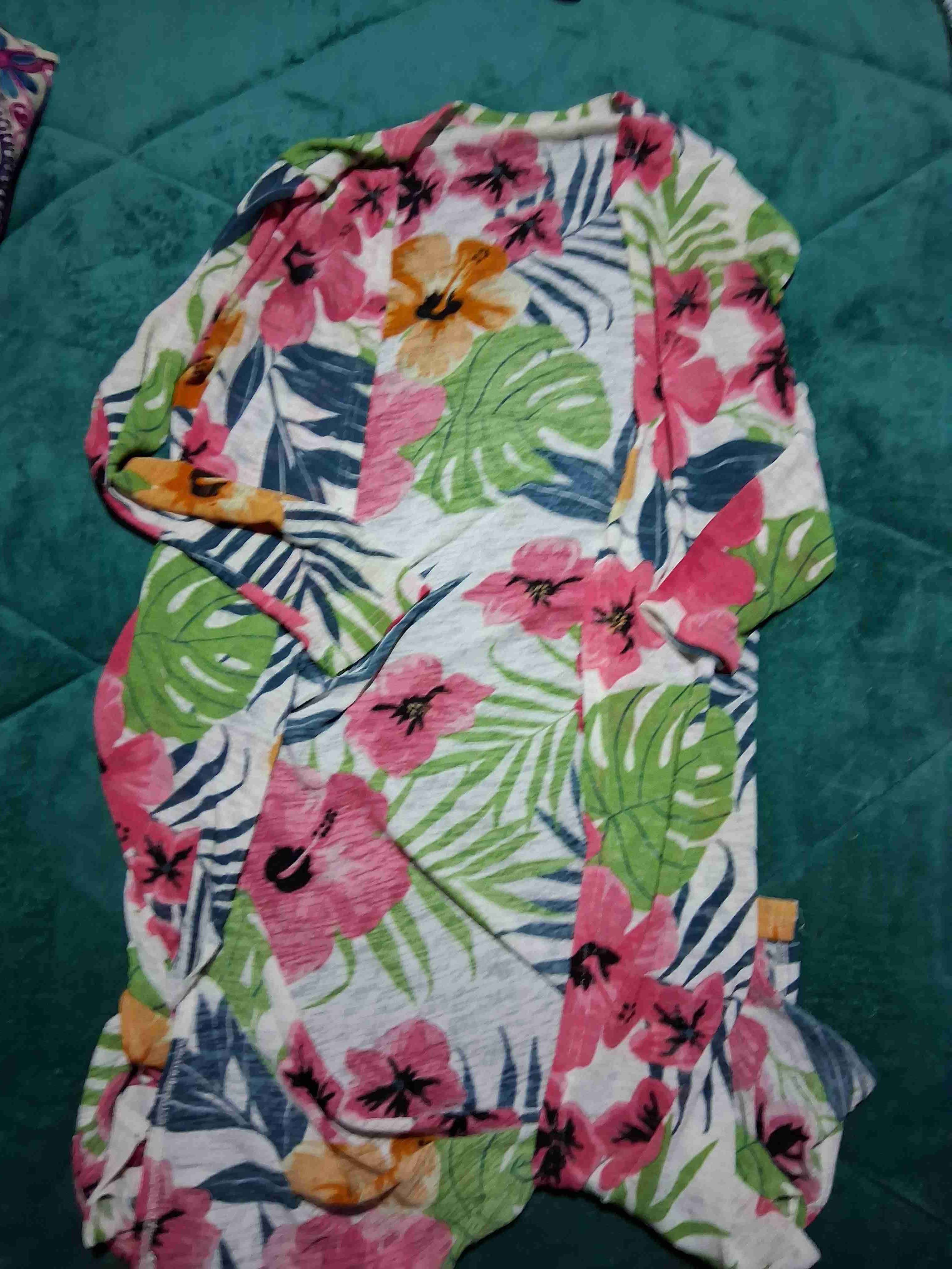 Kimono floral colorido