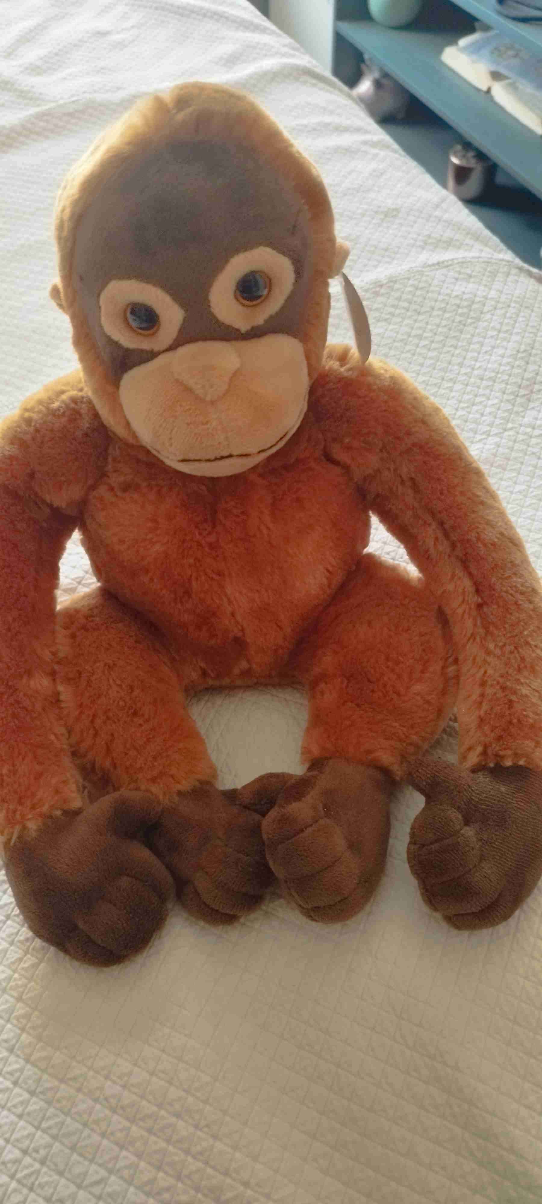 Peluche de mono café - miniatura 1