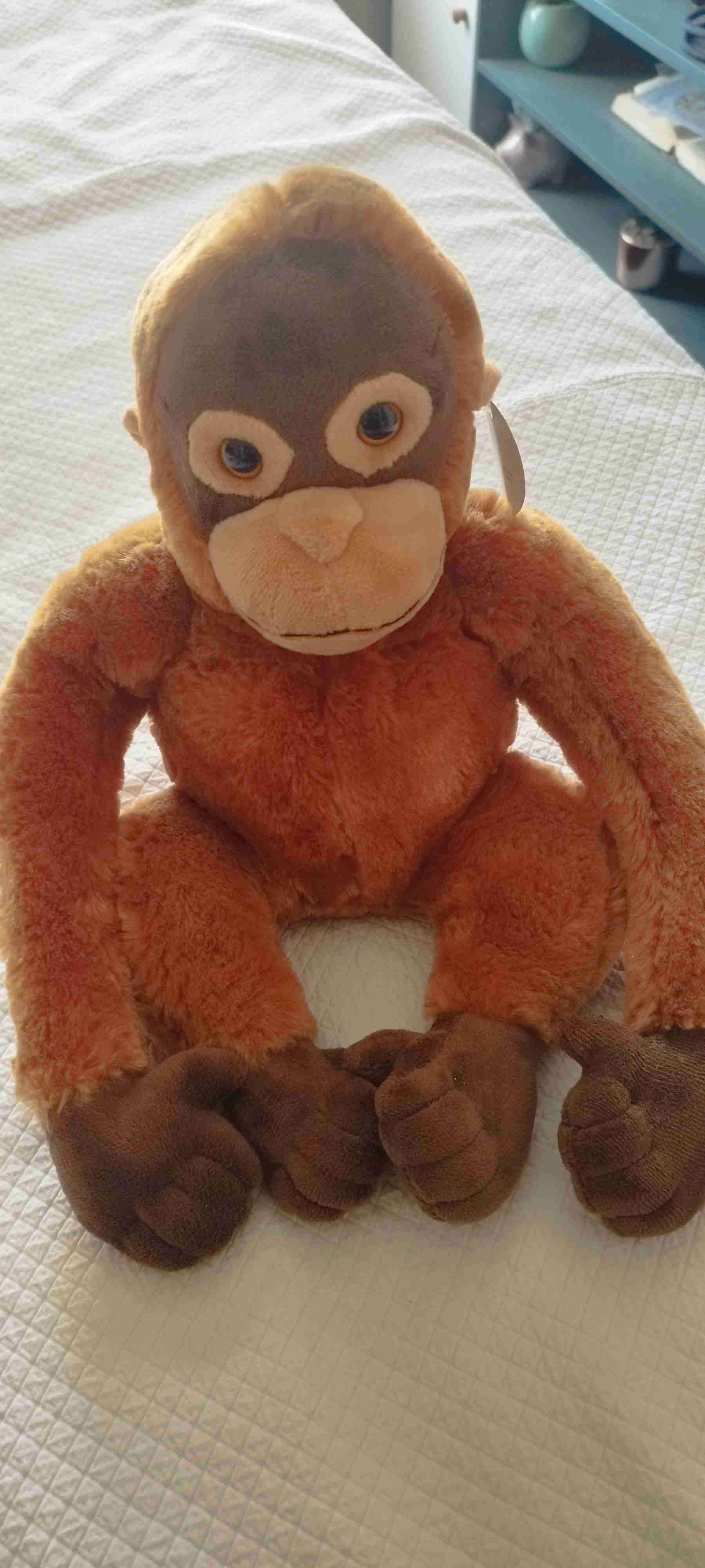 Peluche de mono café - miniatura 2