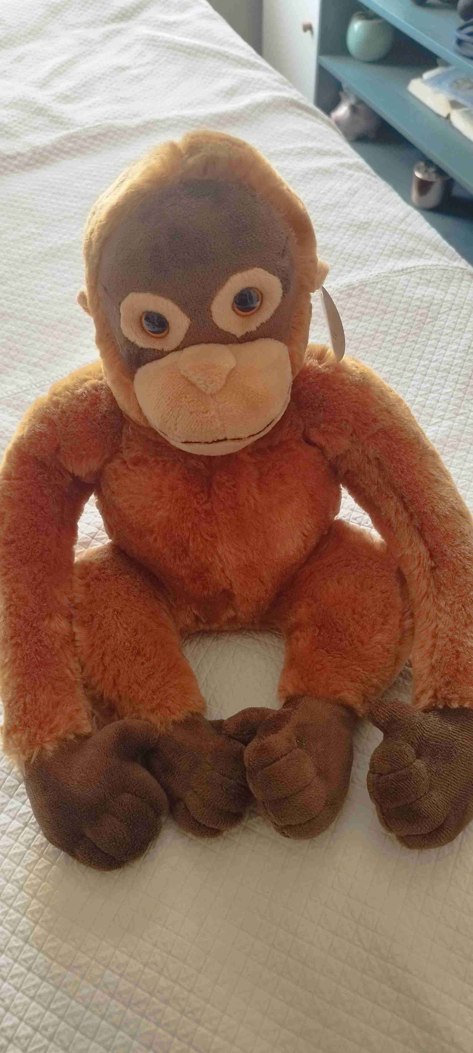 Peluche de mono café - miniatura 3