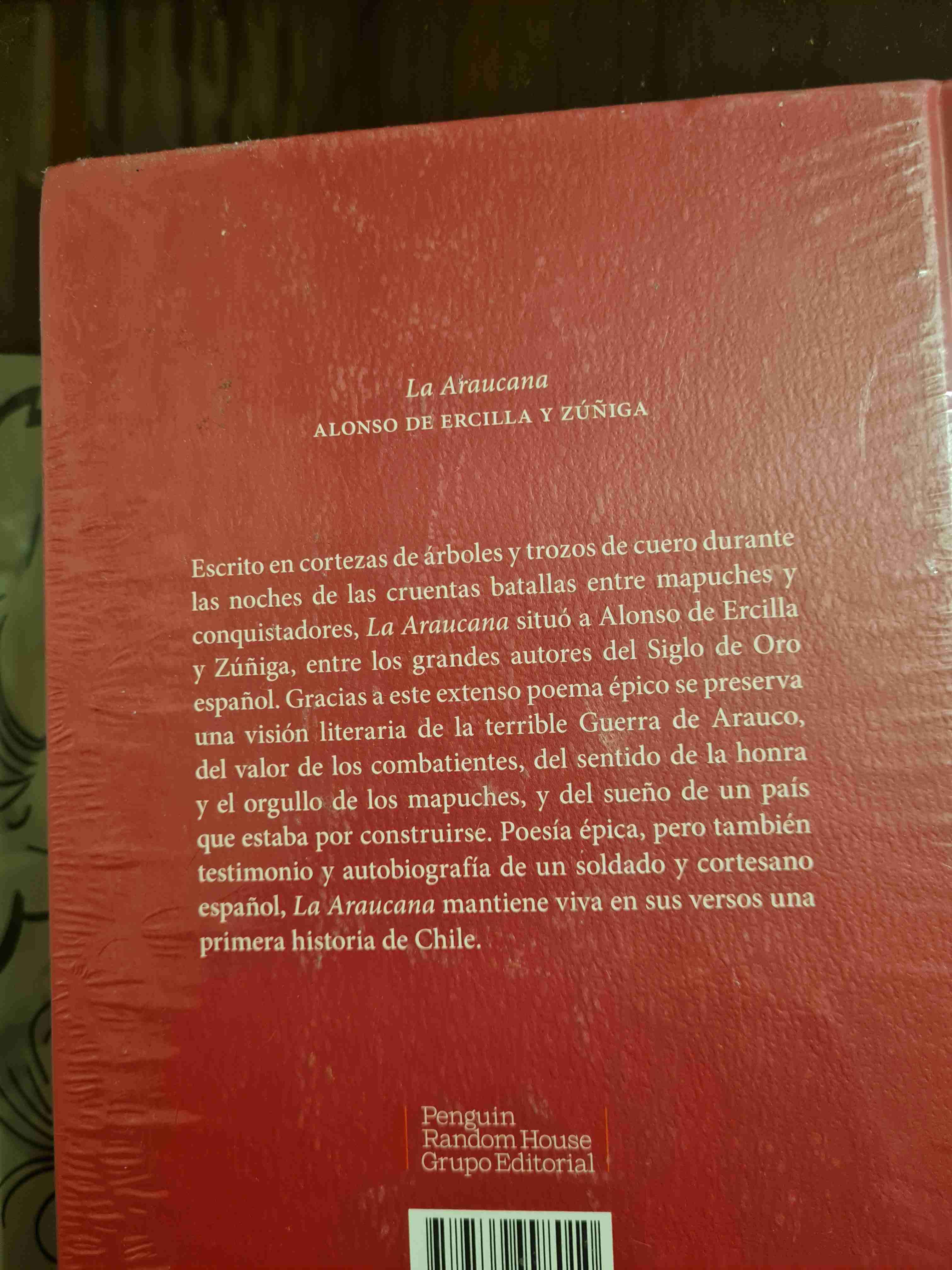 Libro La Araucana de Alonso de Ercilla - 2