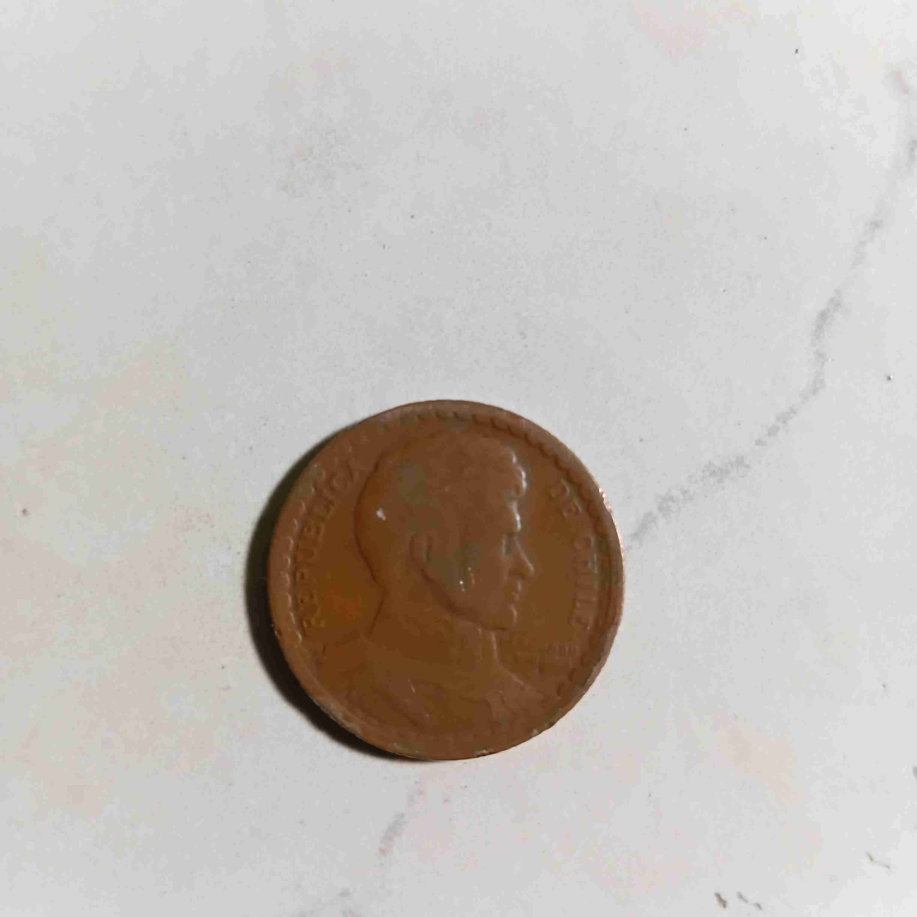 Moneda antigua 1 peso 1942 - 2