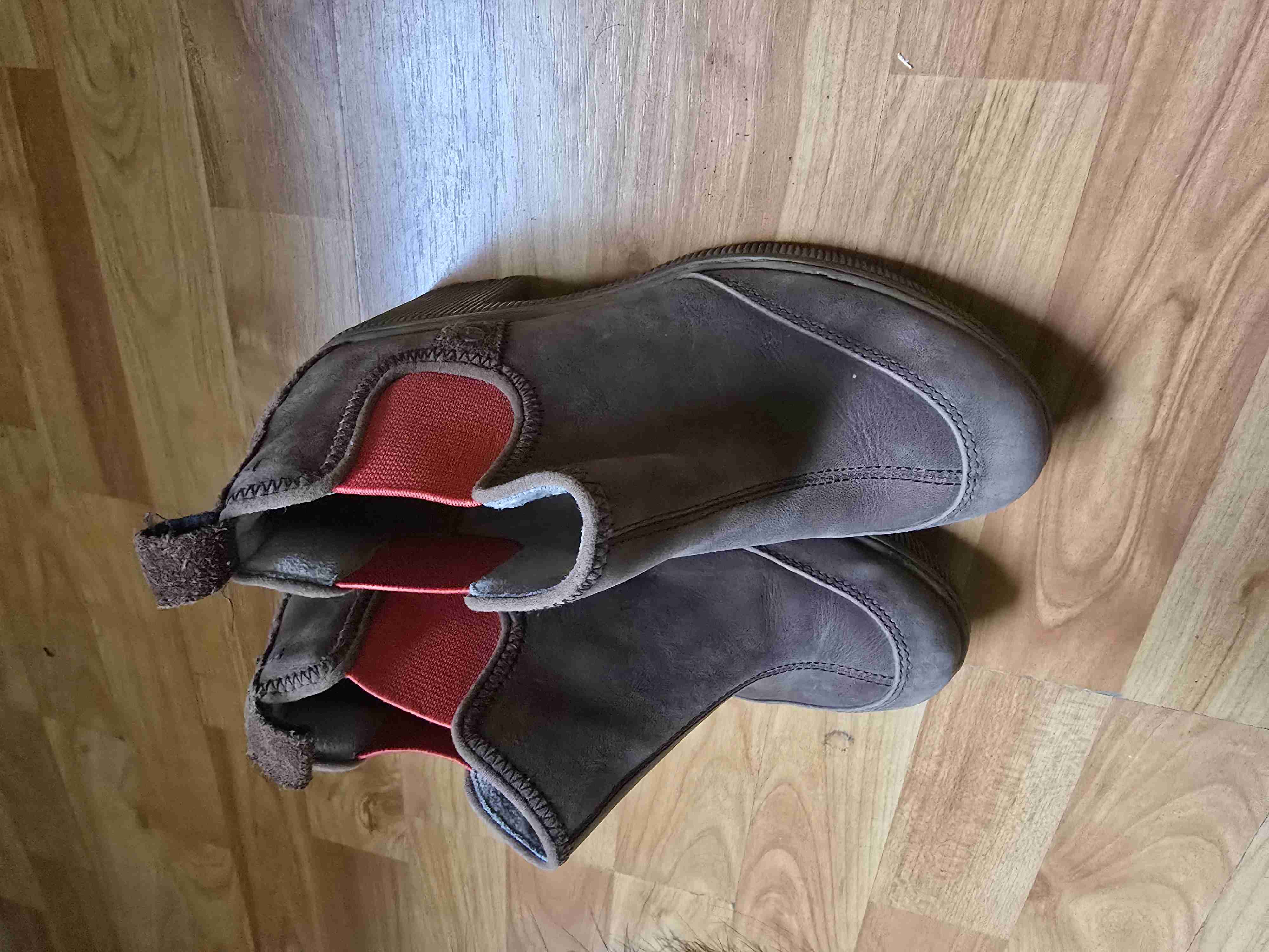 Botines café con tacón - miniatura 2