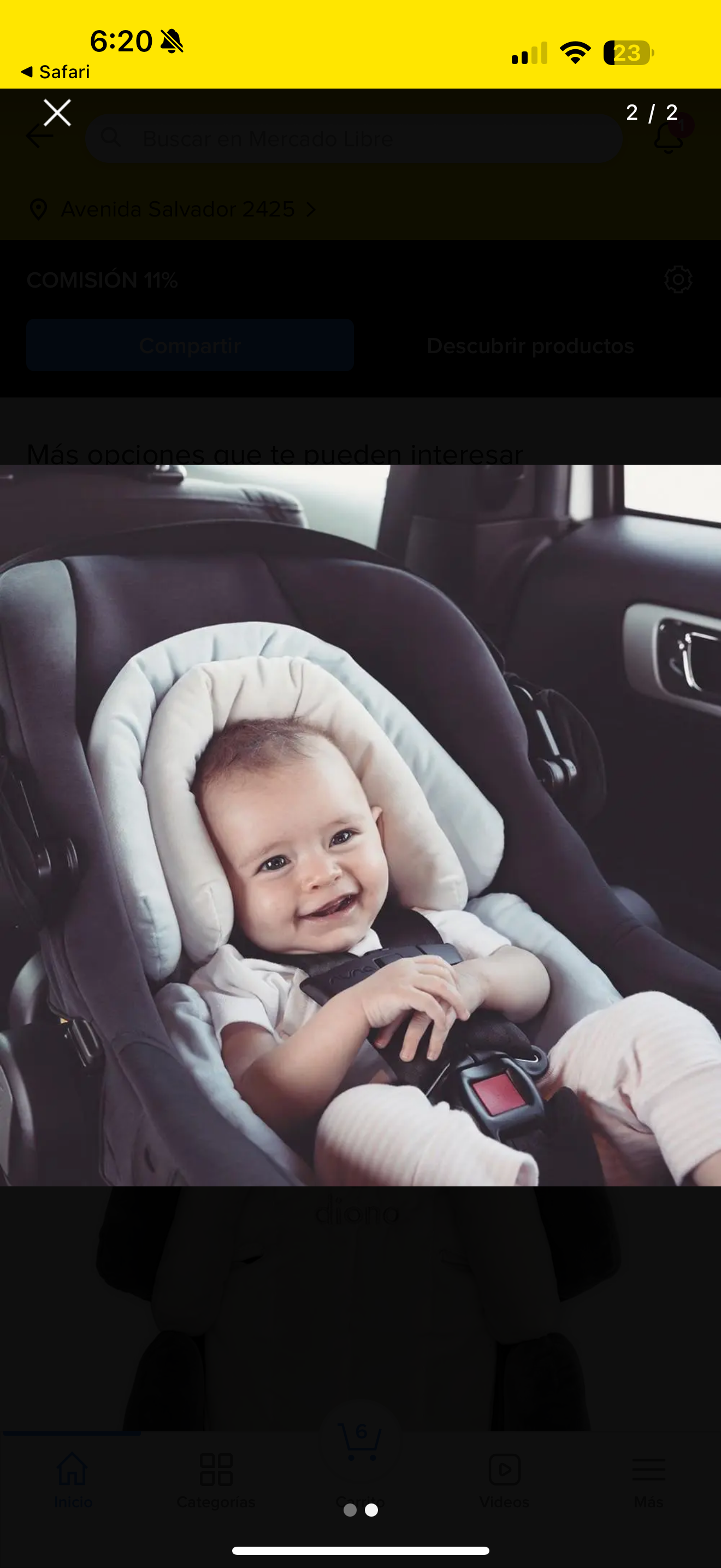 Funda para asiento de bebé Diono - 3