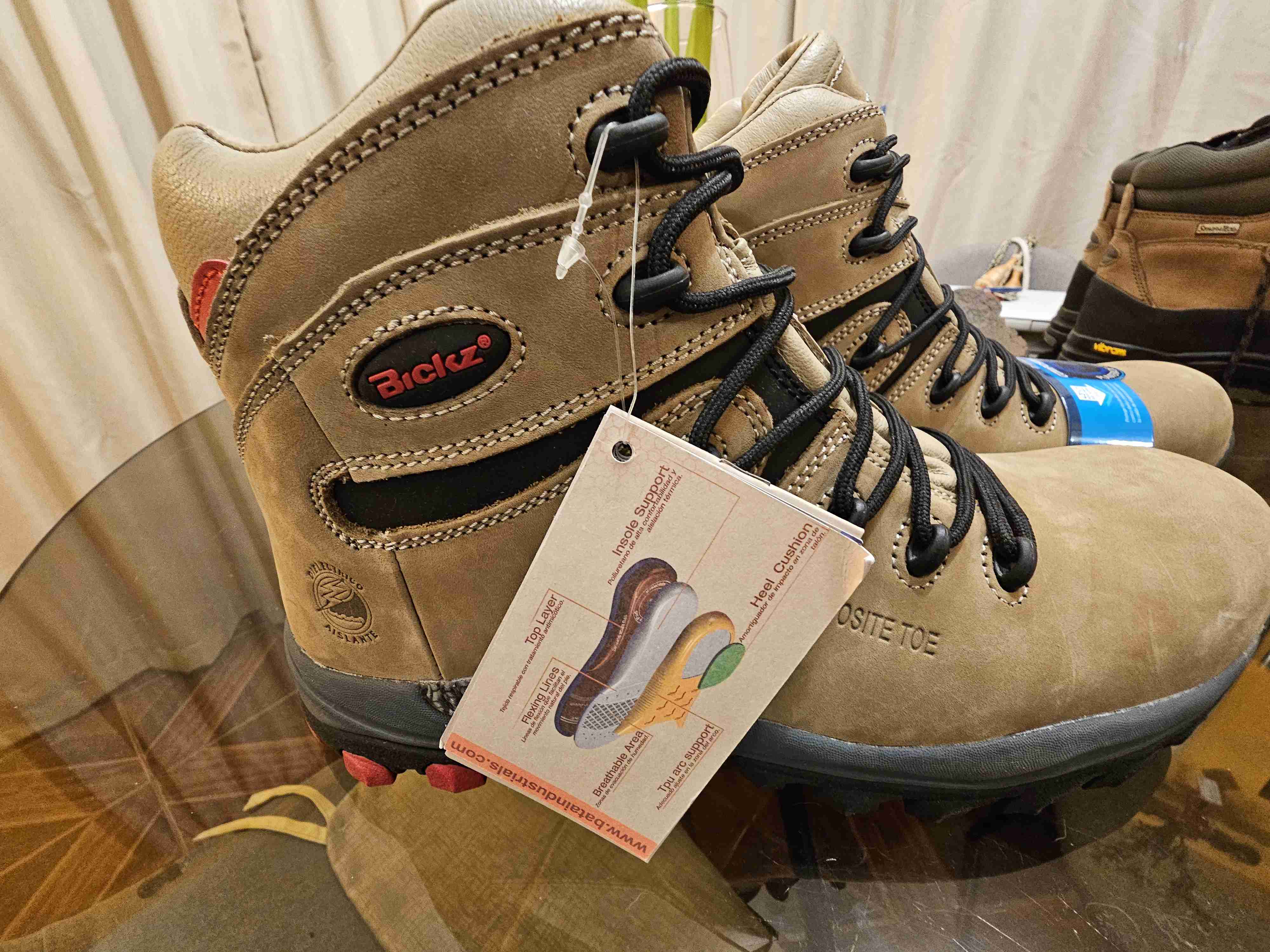 Botas de seguridad nuevas beige - 2