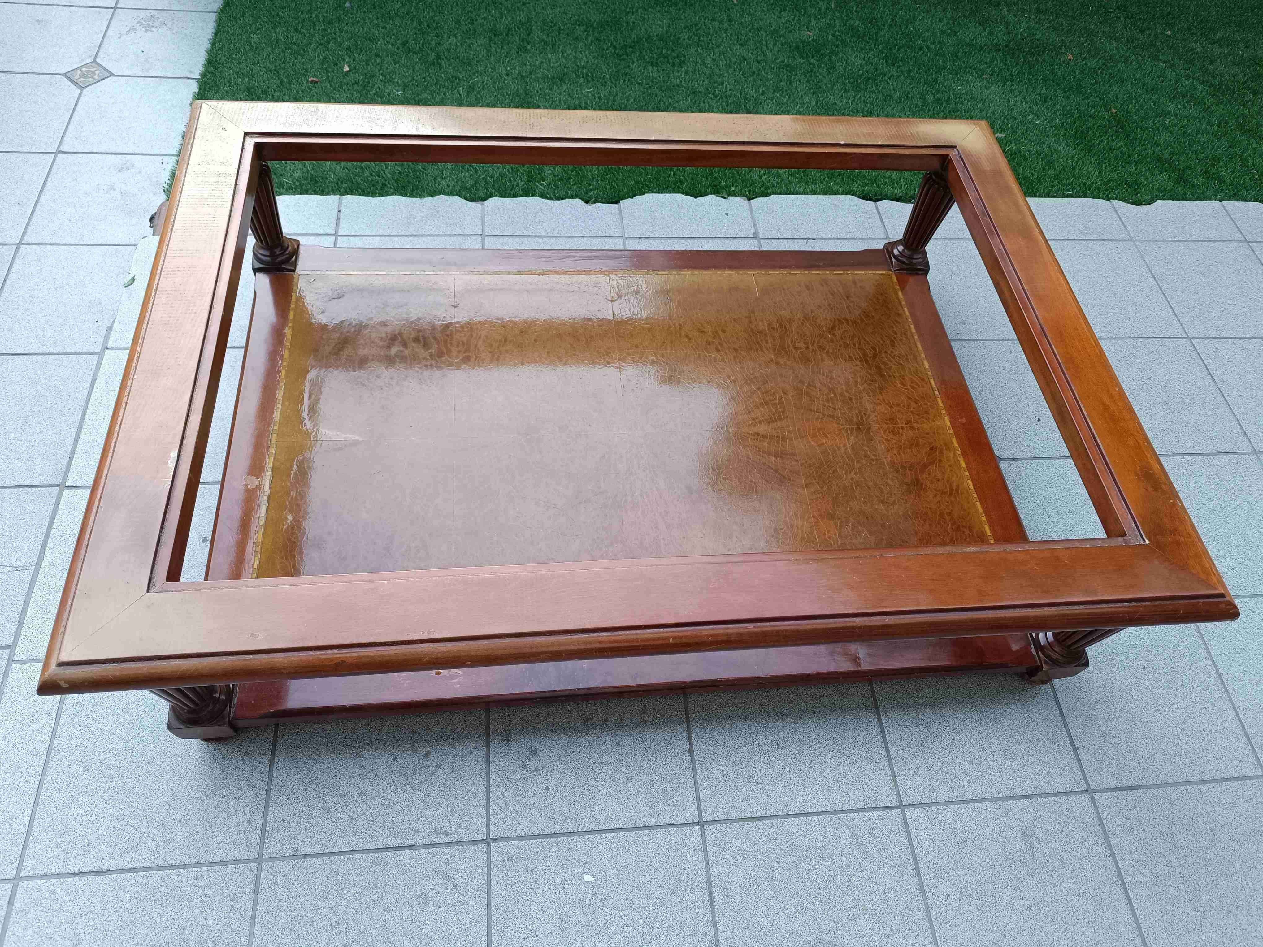 Mesa de centro de madera caoba - miniatura 4