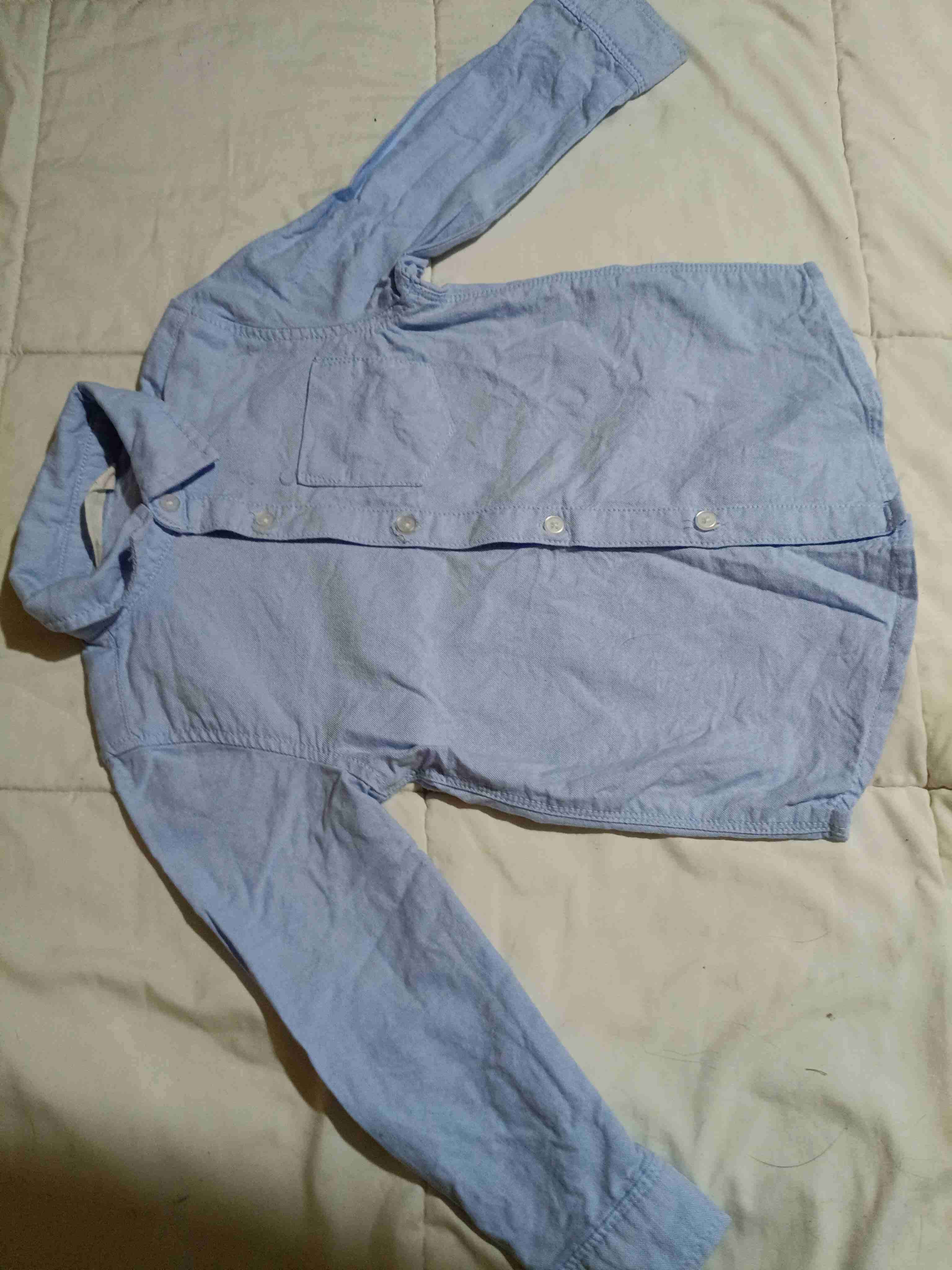 Camisa de niño azul claro - miniatura 2