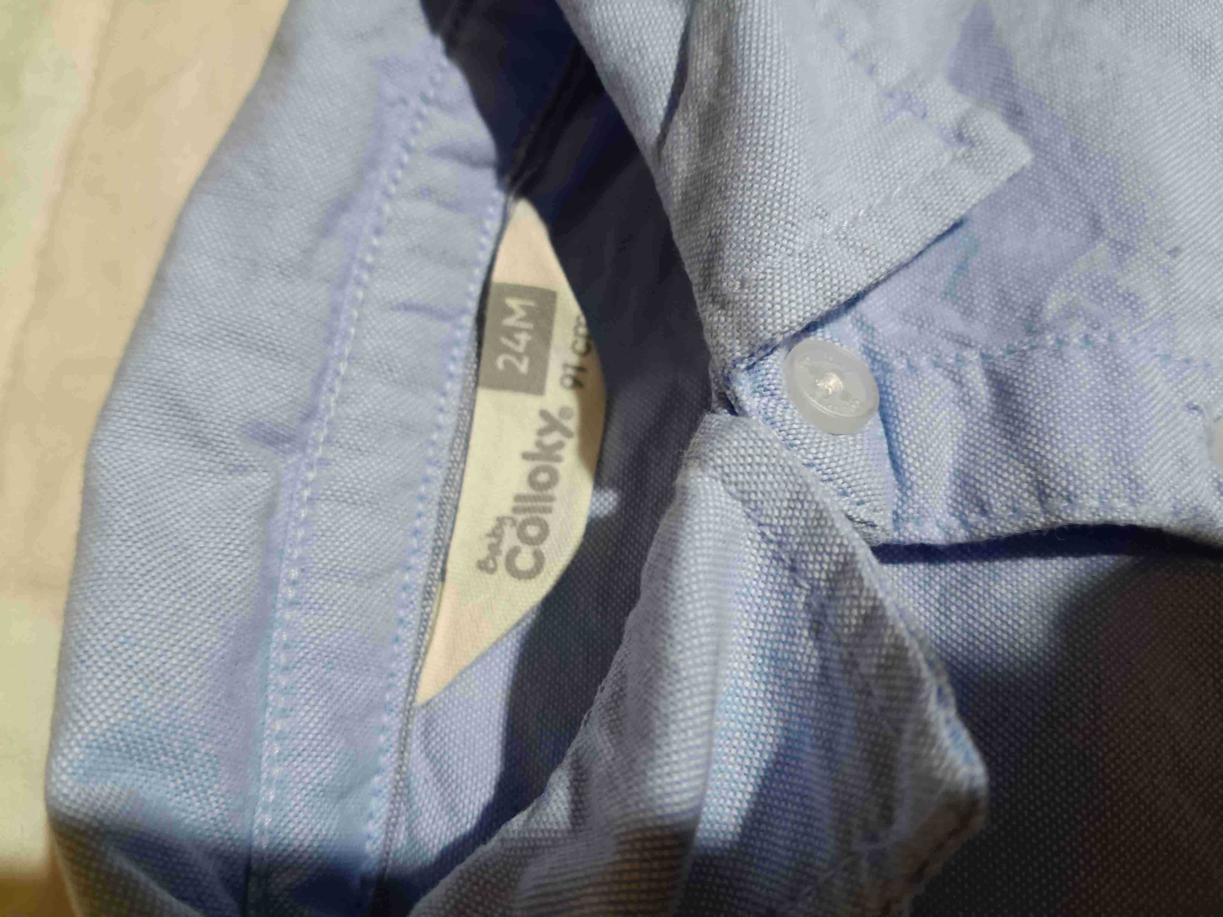 Camisa de niño azul claro - miniatura 3