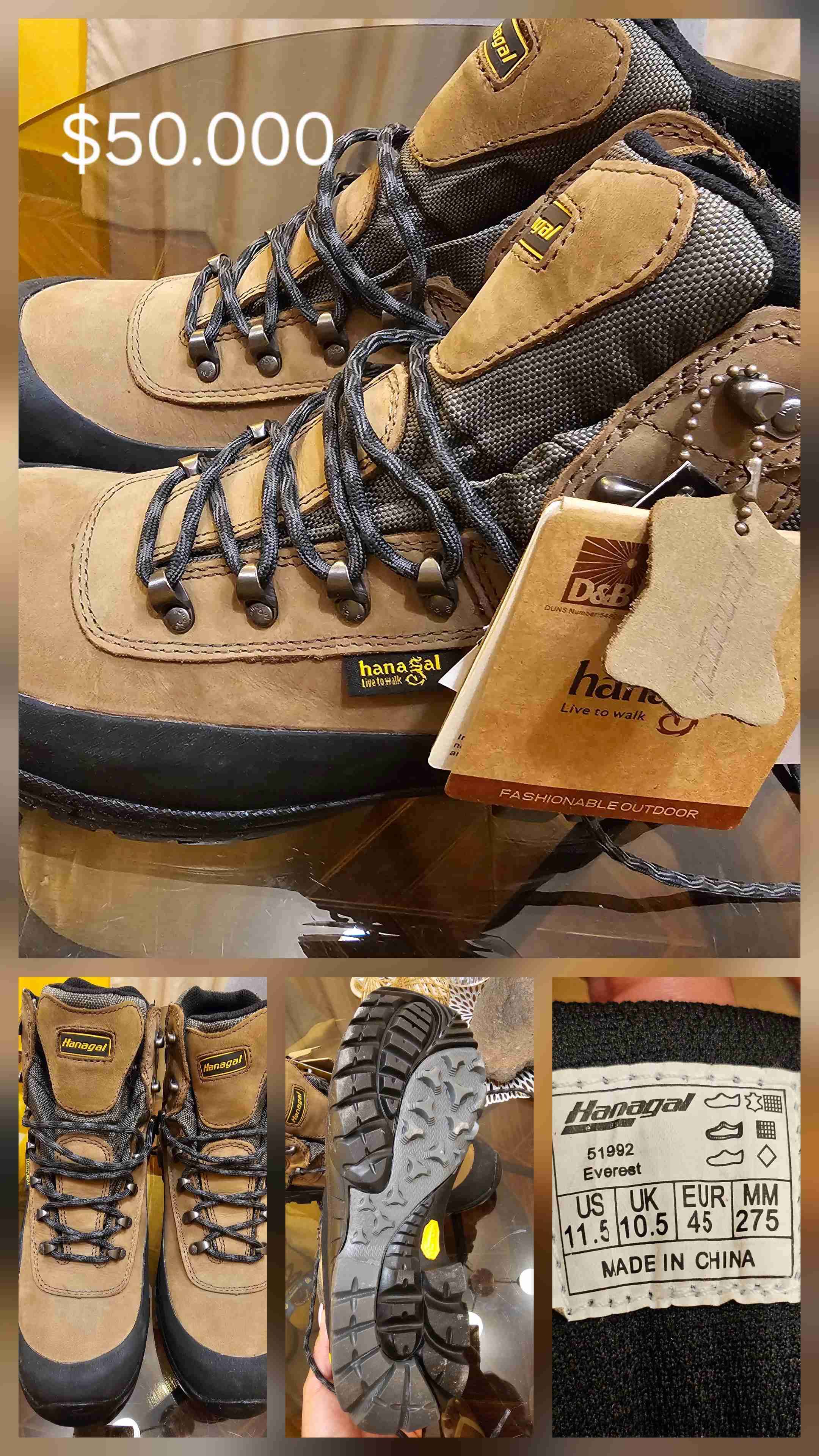 Botas de montaña marrones Hanagal - 5