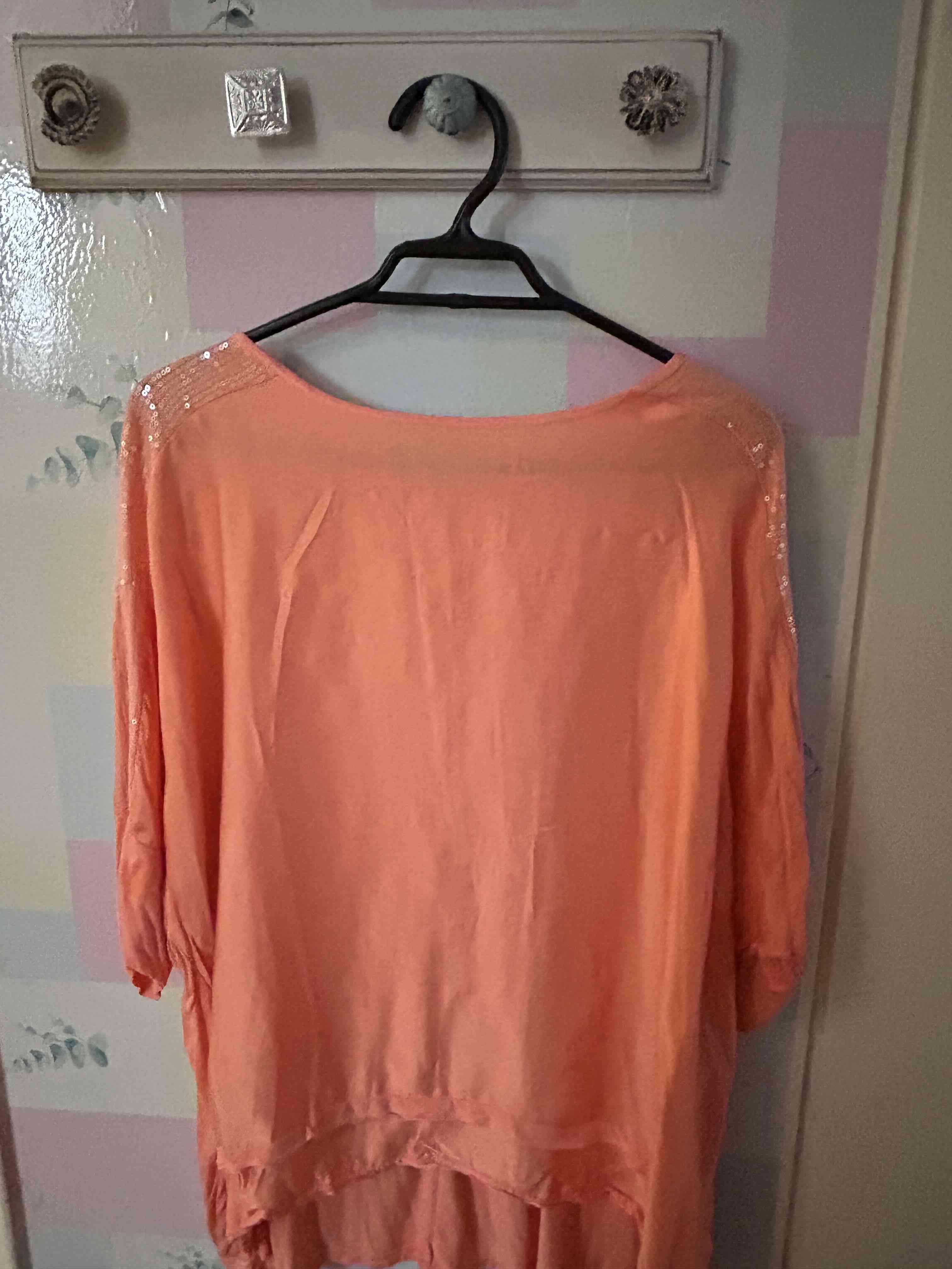 Blusa brillos y seda marca LINIATRE - 1