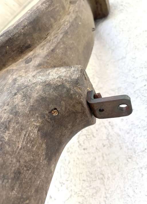 Yugo antiguo de madera rústica - miniatura 6