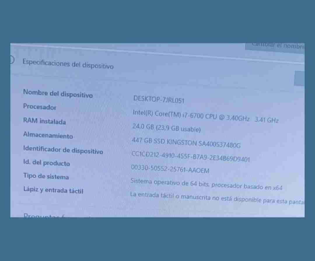 Computador de escritorio HP Prodesk - 4