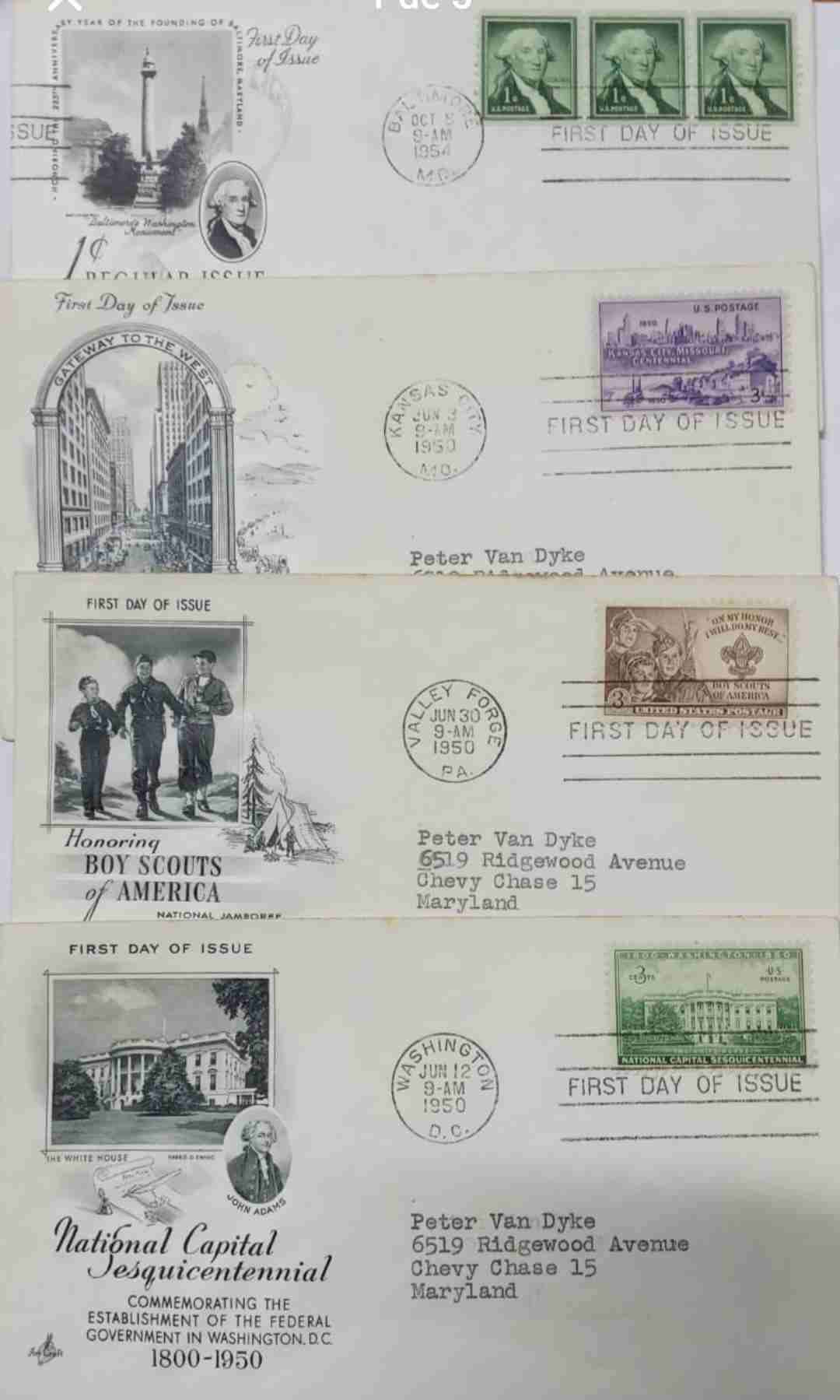 Sobres conmemorativos de primer día - miniatura 1