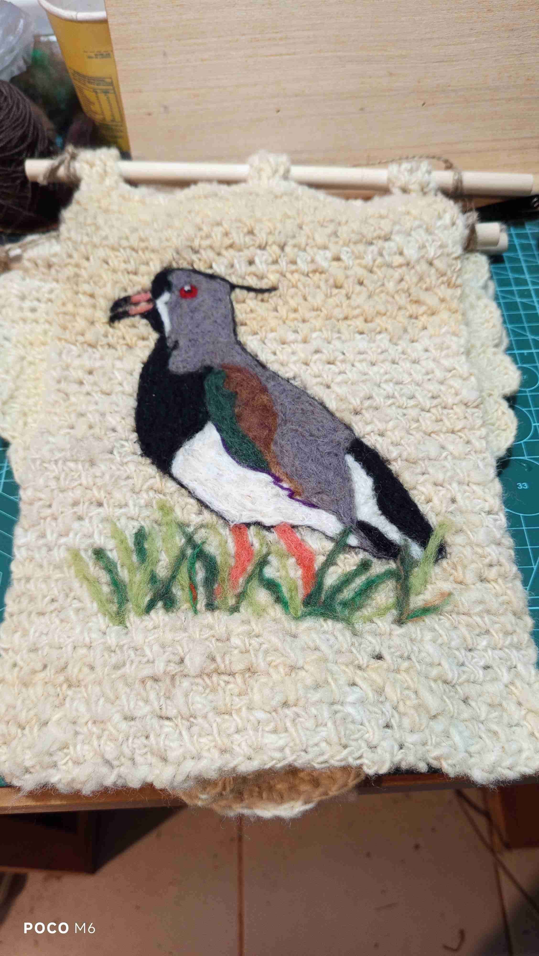 Tapiz tejido con diseño de Treile