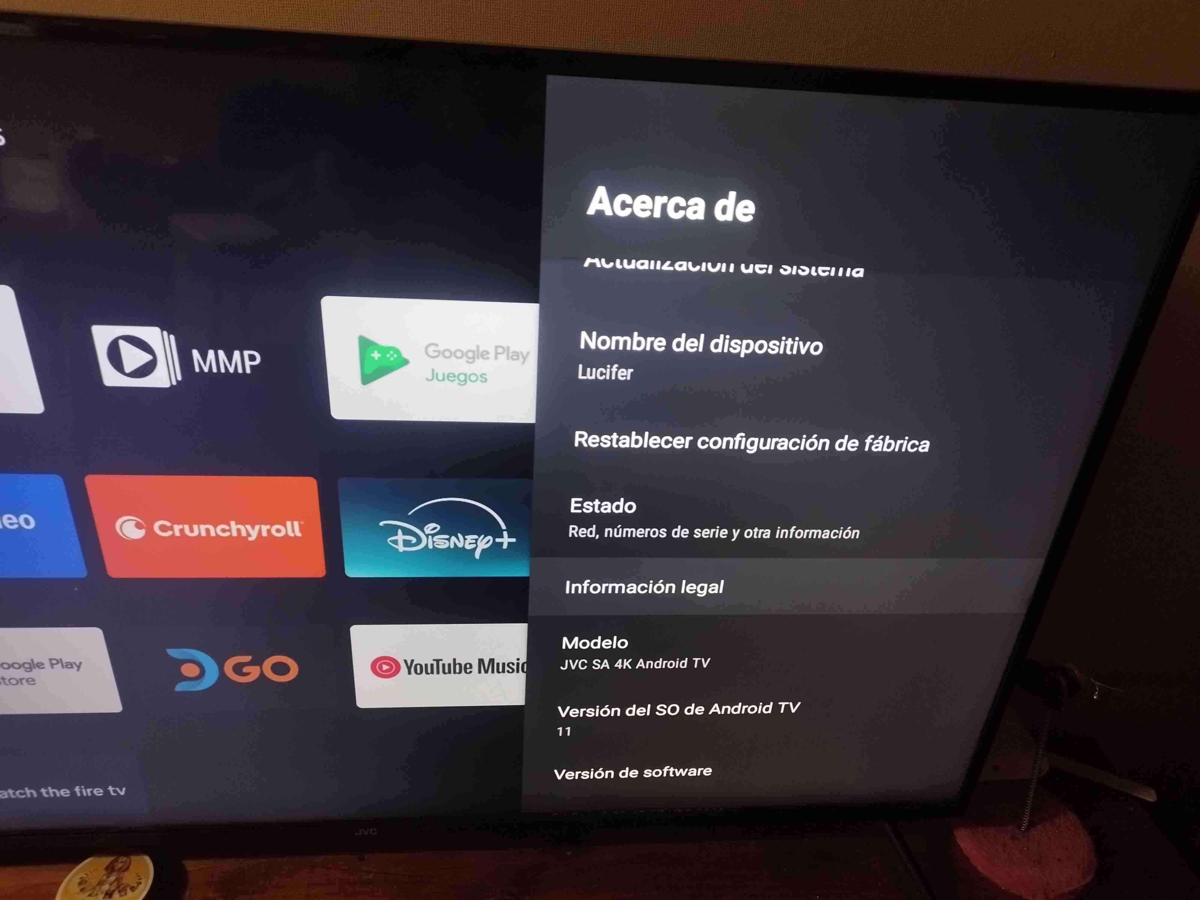 Smart TV JVC 4K Android - miniatura 1