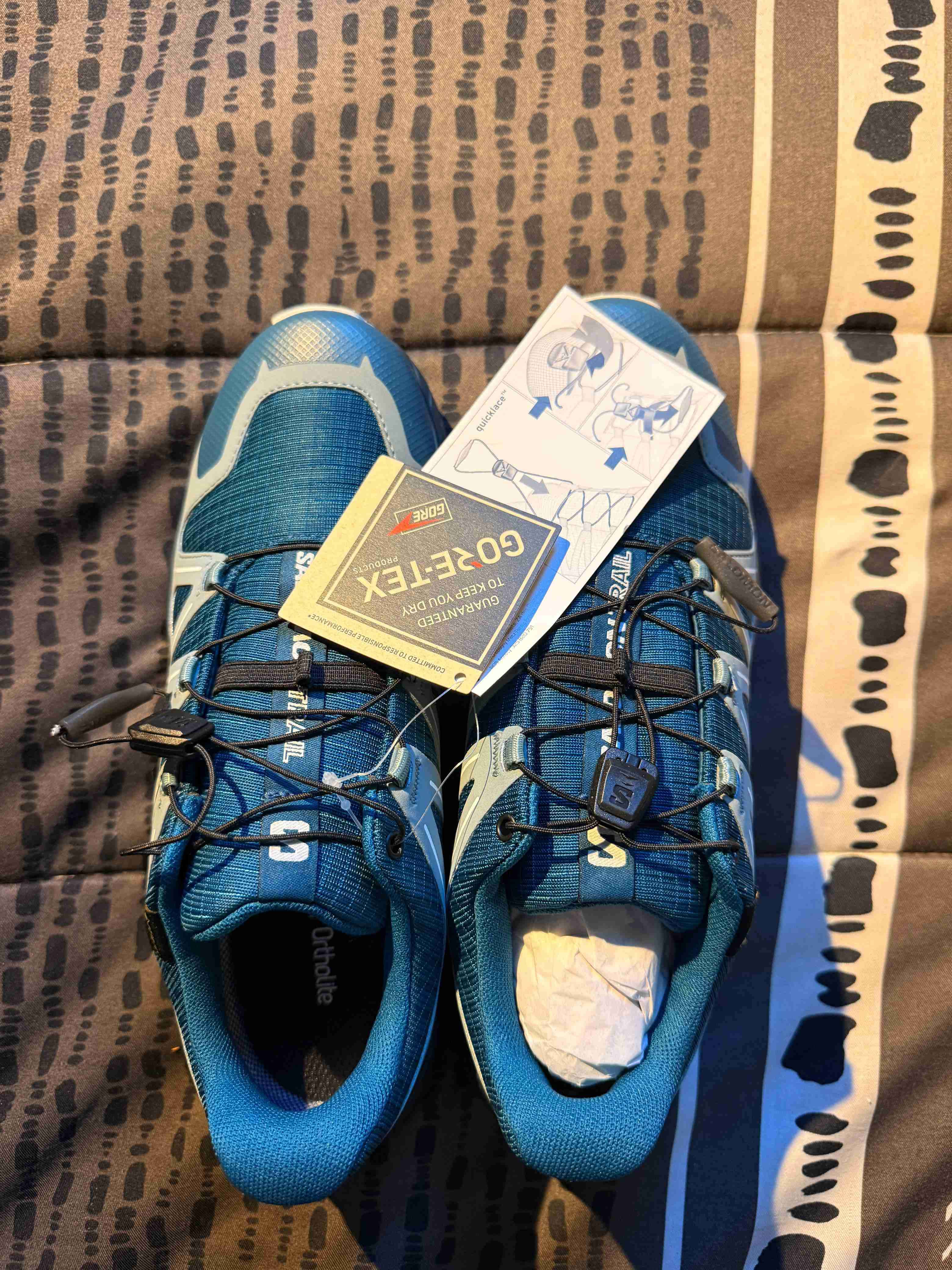 Zapatillas Salomon Gore-Tex azules MUJER - miniatura 2