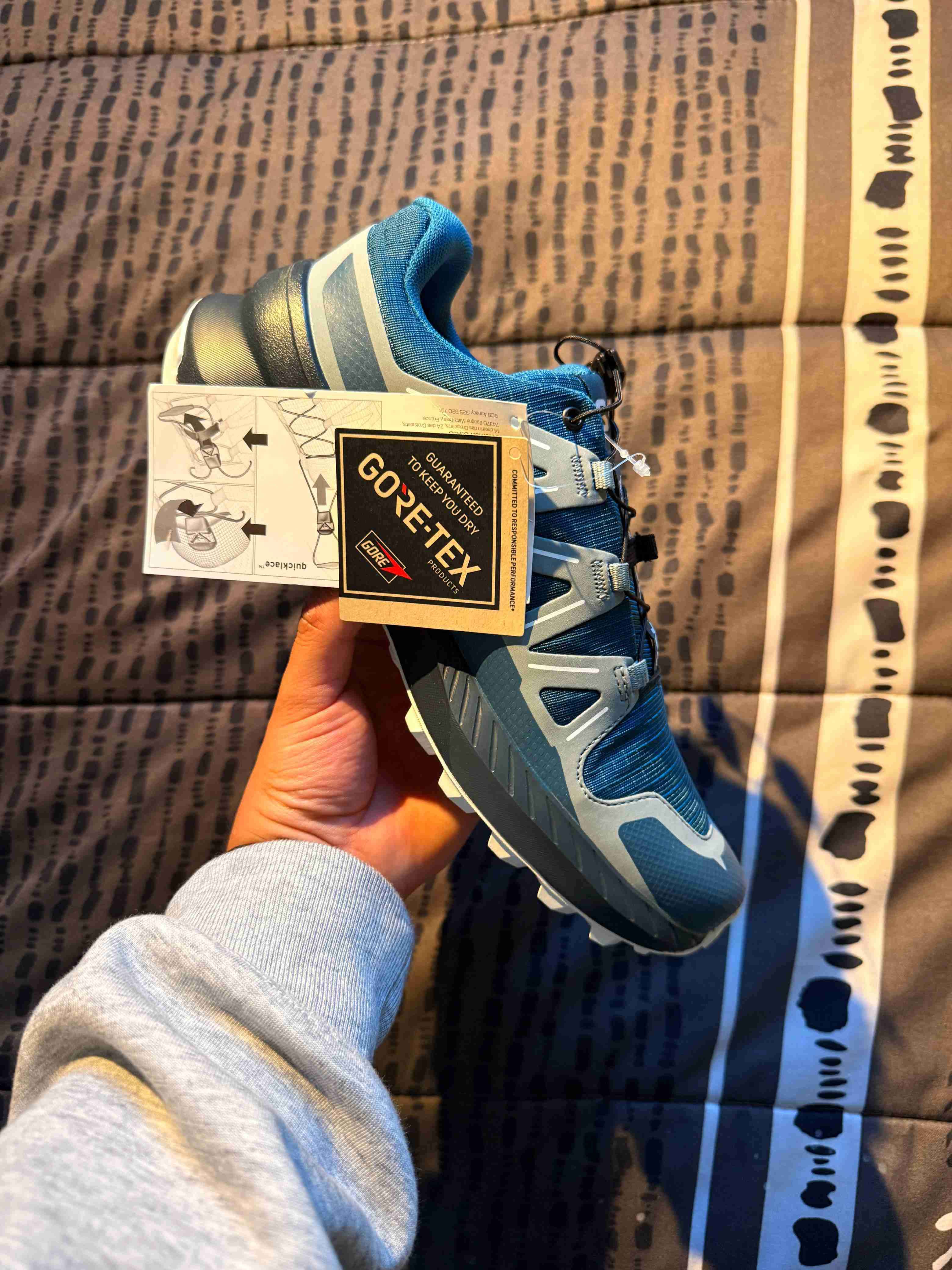 Zapatillas Salomon Gore-Tex azules MUJER - miniatura 5