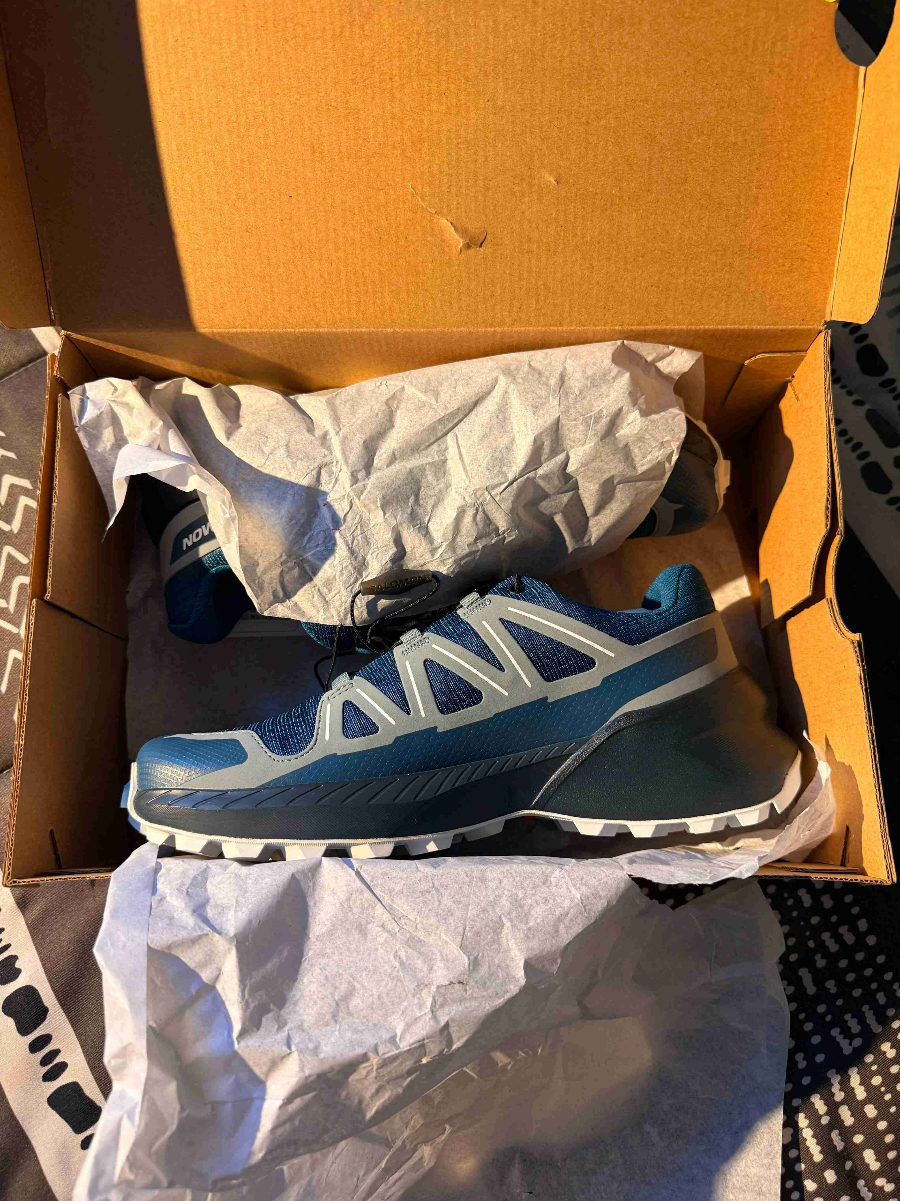 Zapatillas Salomon Gore-Tex azules MUJER - miniatura 6