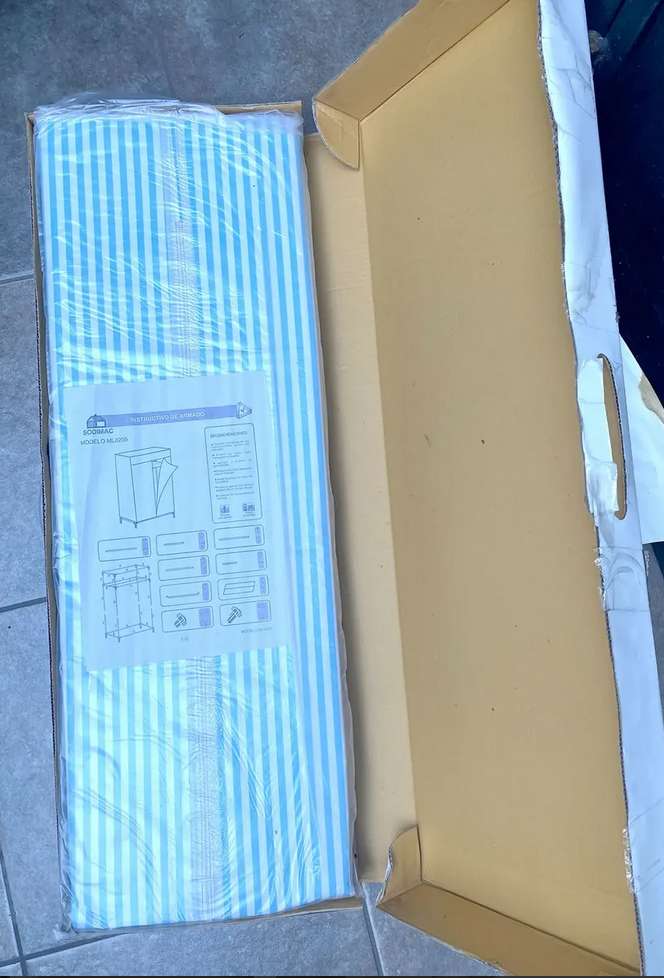 Closet ropero de lona portatil ordenna-sodimac - miniatura 2