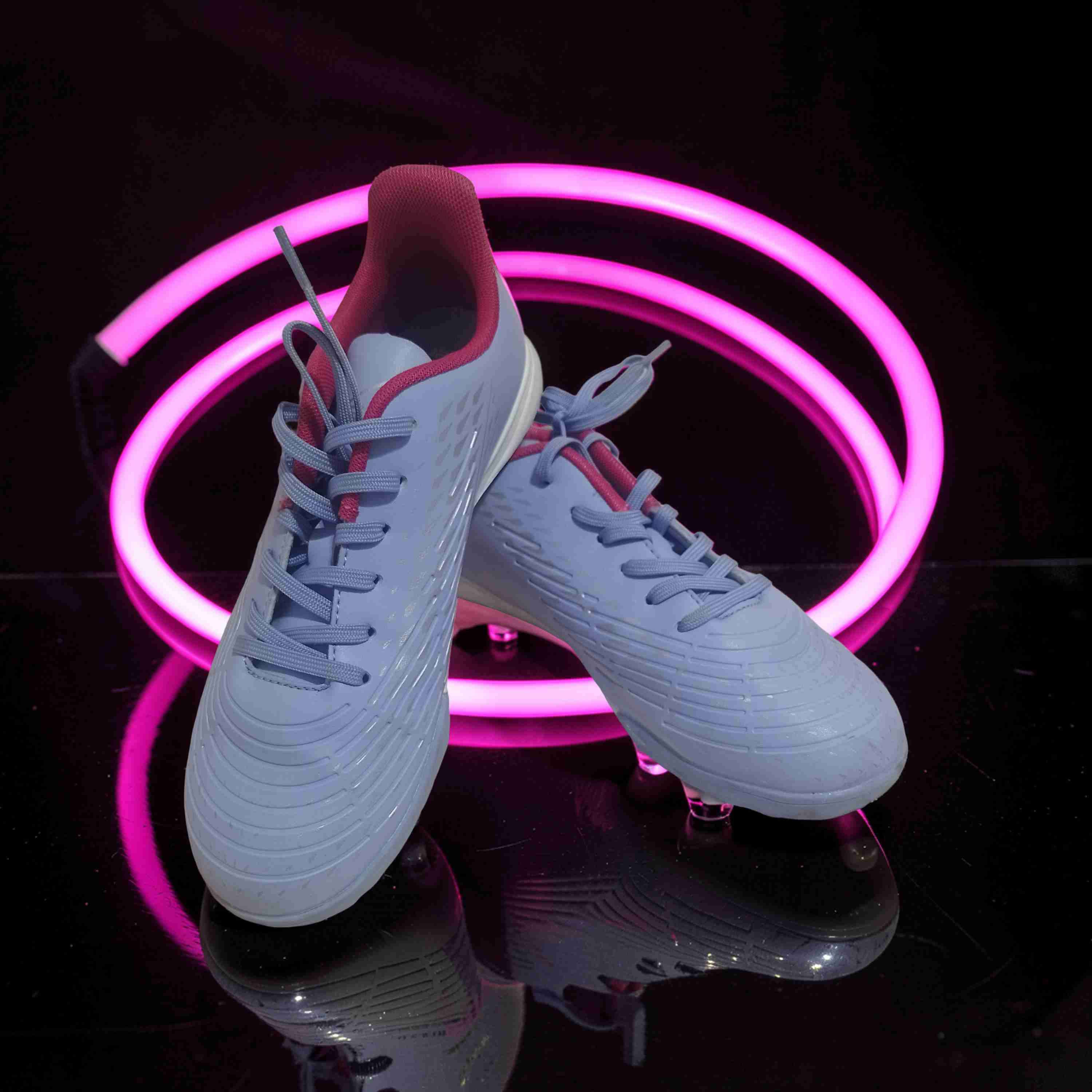 Botines de fútbol azules