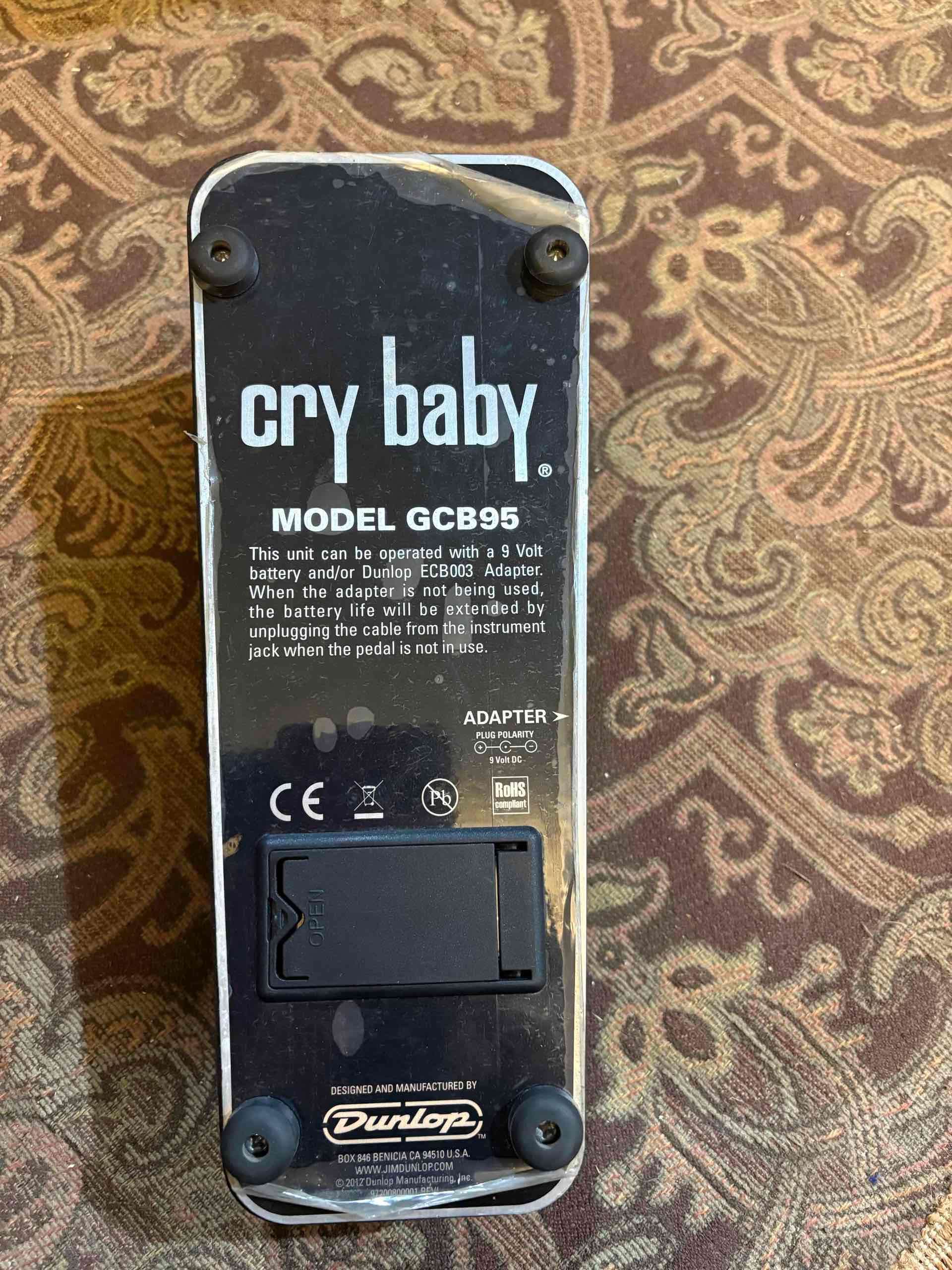 Pedal Wah Cry Baby negro GCB95 - 2