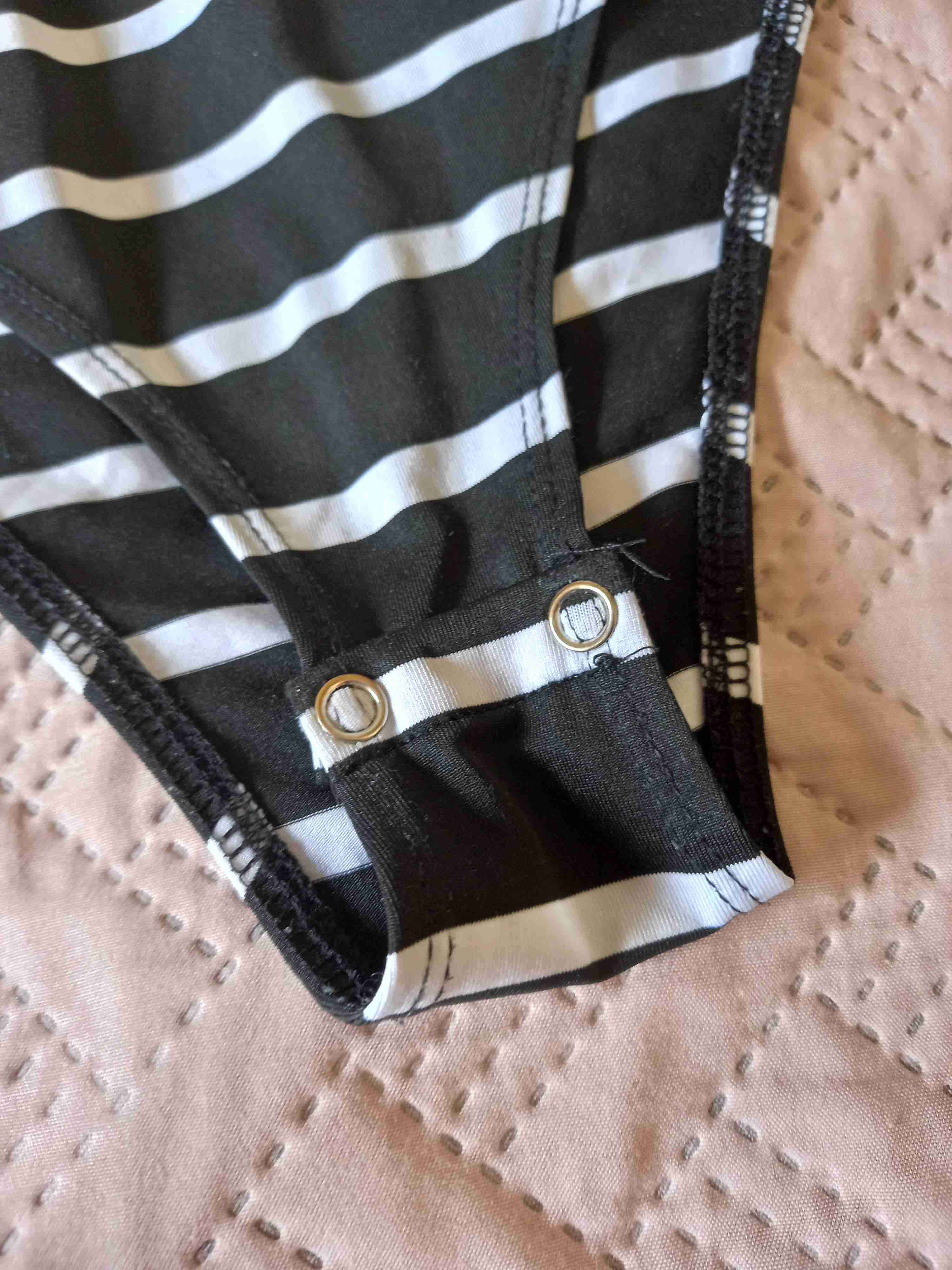 Bodie rayado Blanco y Negro - miniatura 4