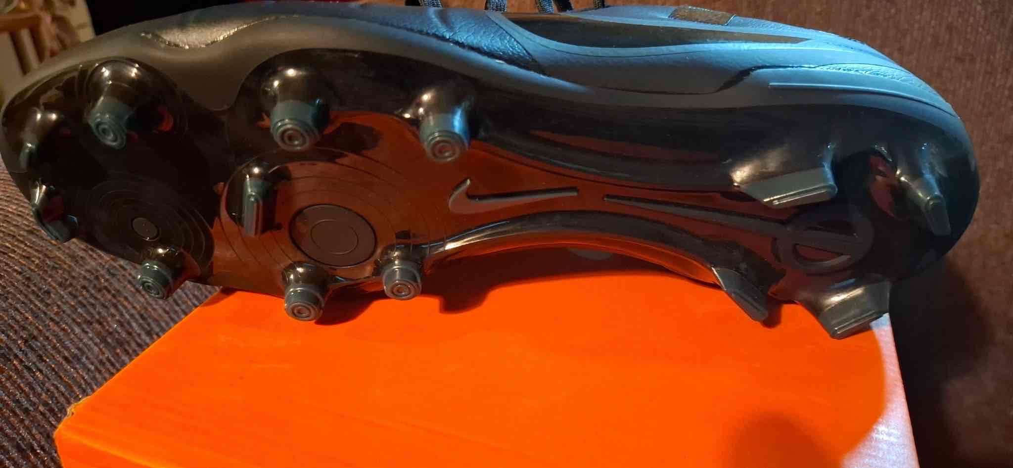 Zapatos de fútbol negros Nike Tiempo Legend - miniatura 3