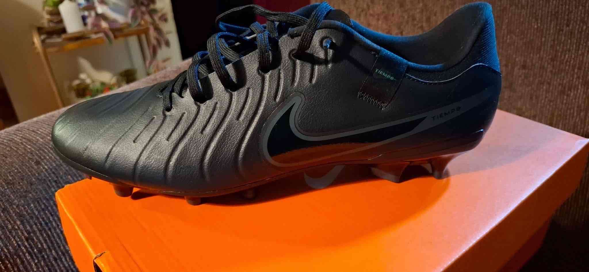 Zapatos de fútbol negros Nike Tiempo Legend - miniatura 4