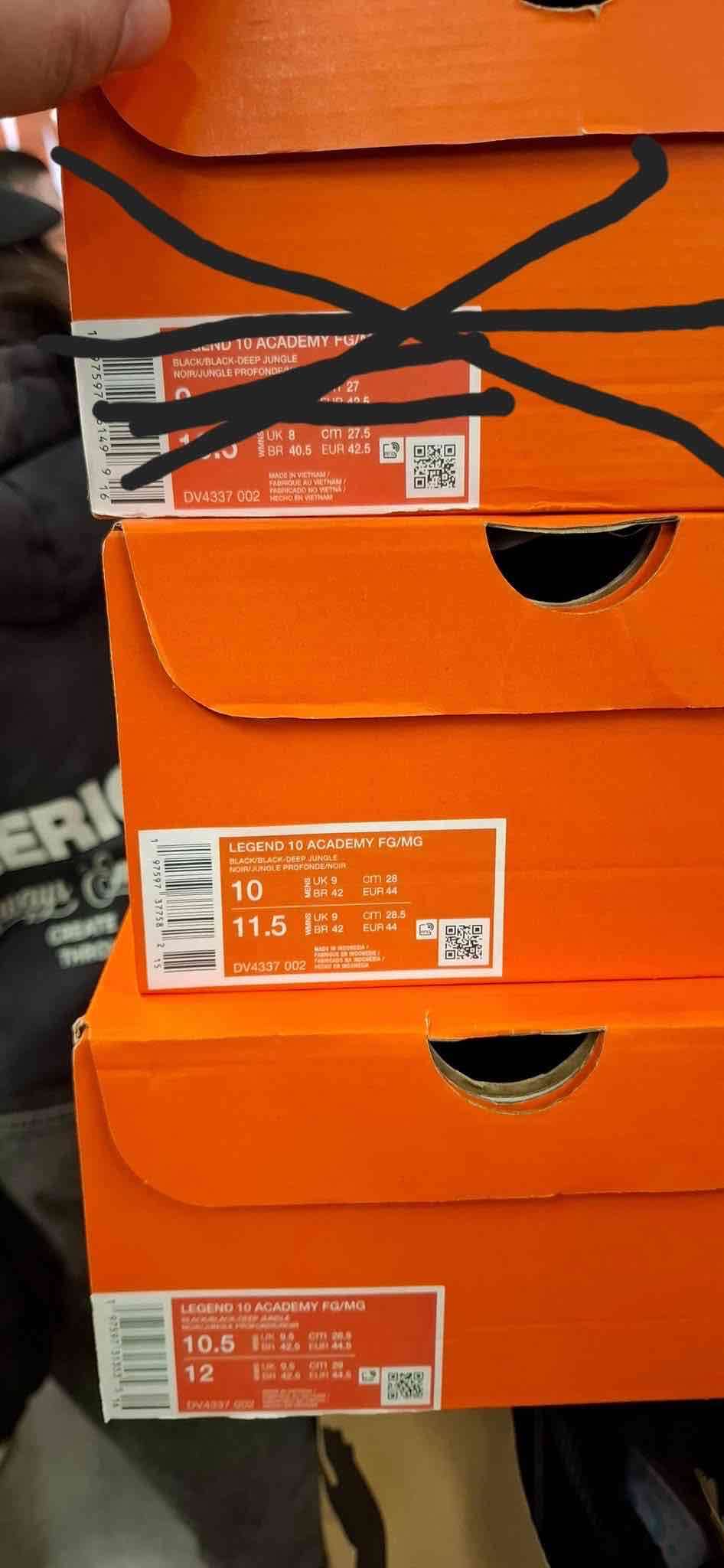 Zapatos de fútbol negros Nike Tiempo Legend - miniatura 5