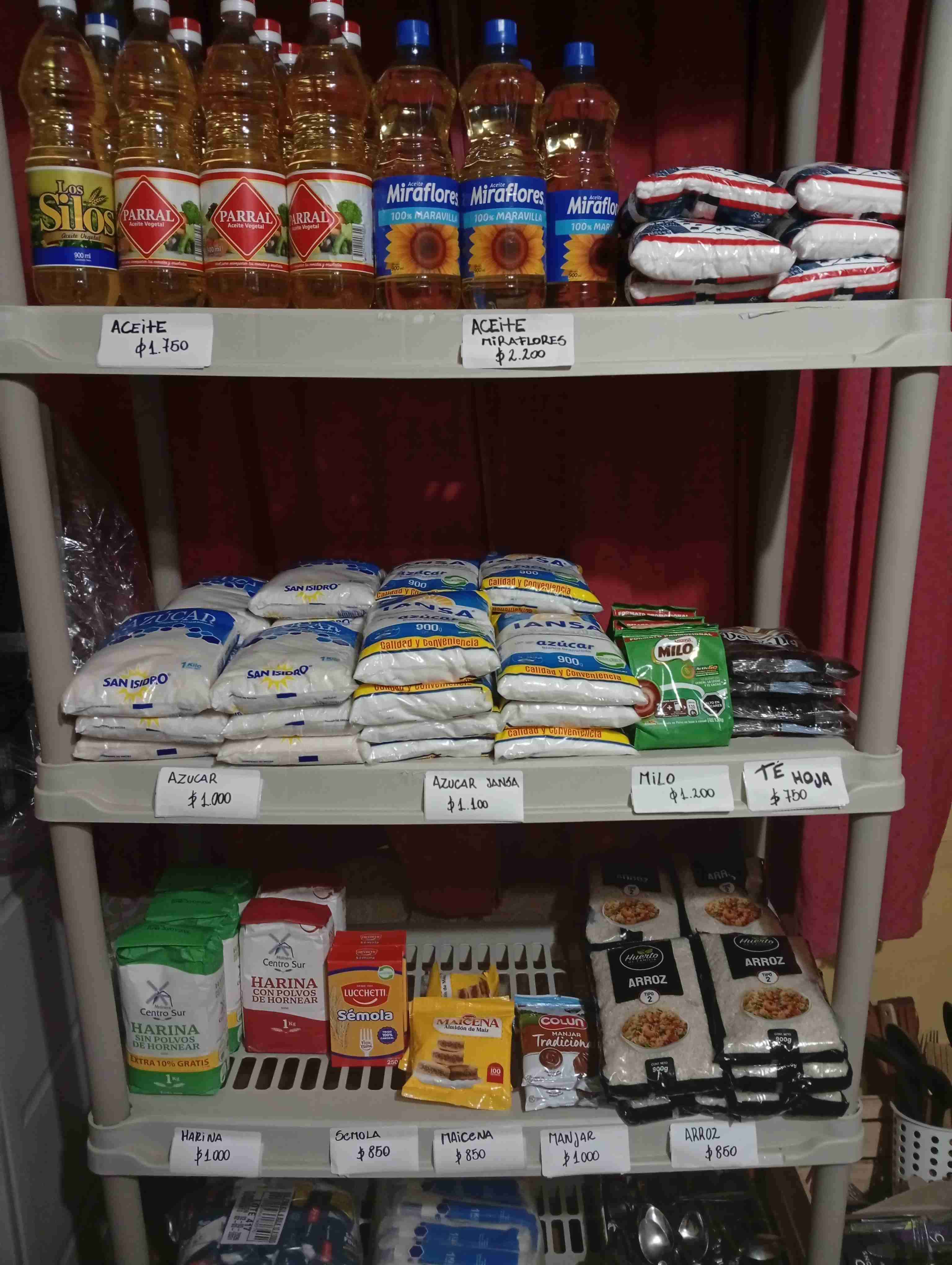 Alimentos - mercadería