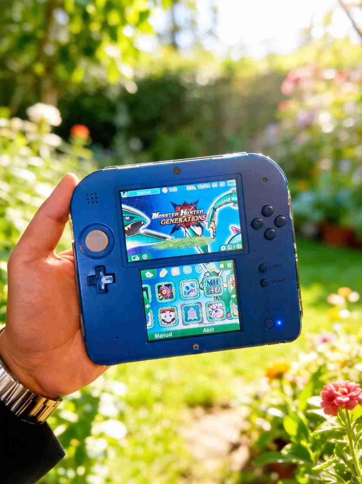 Nintendo 2DS Liberada + R4 - miniatura 1