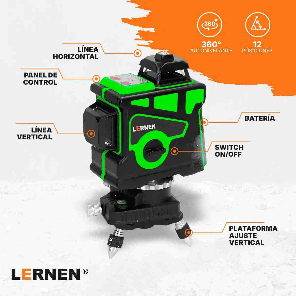 Nivel láser autonivelante Lernan