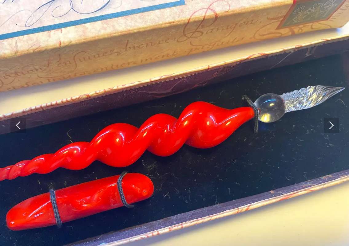 Pluma Estilográfica De Cristal - miniatura 2