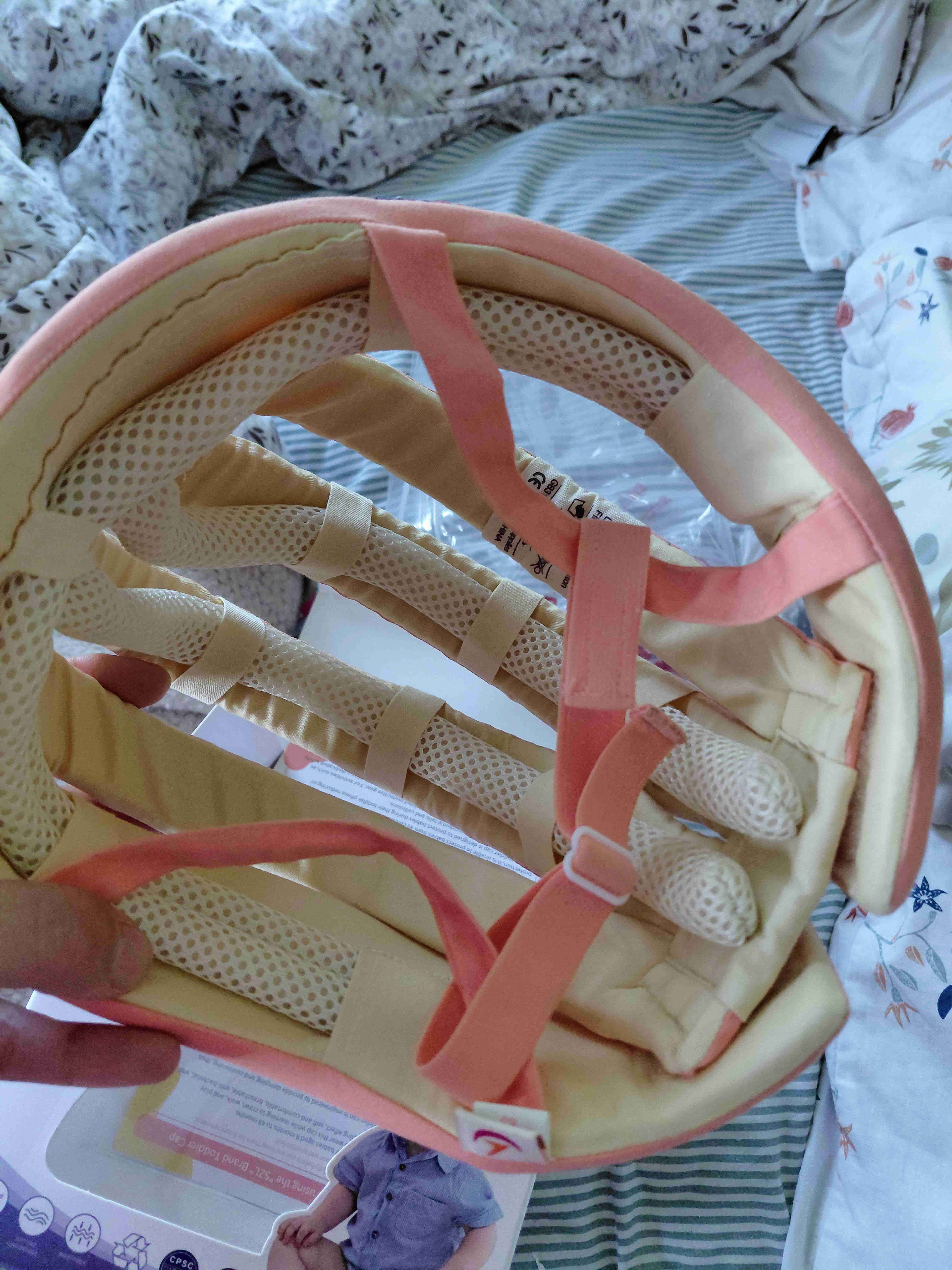 Casco de bebé azul - miniatura 4