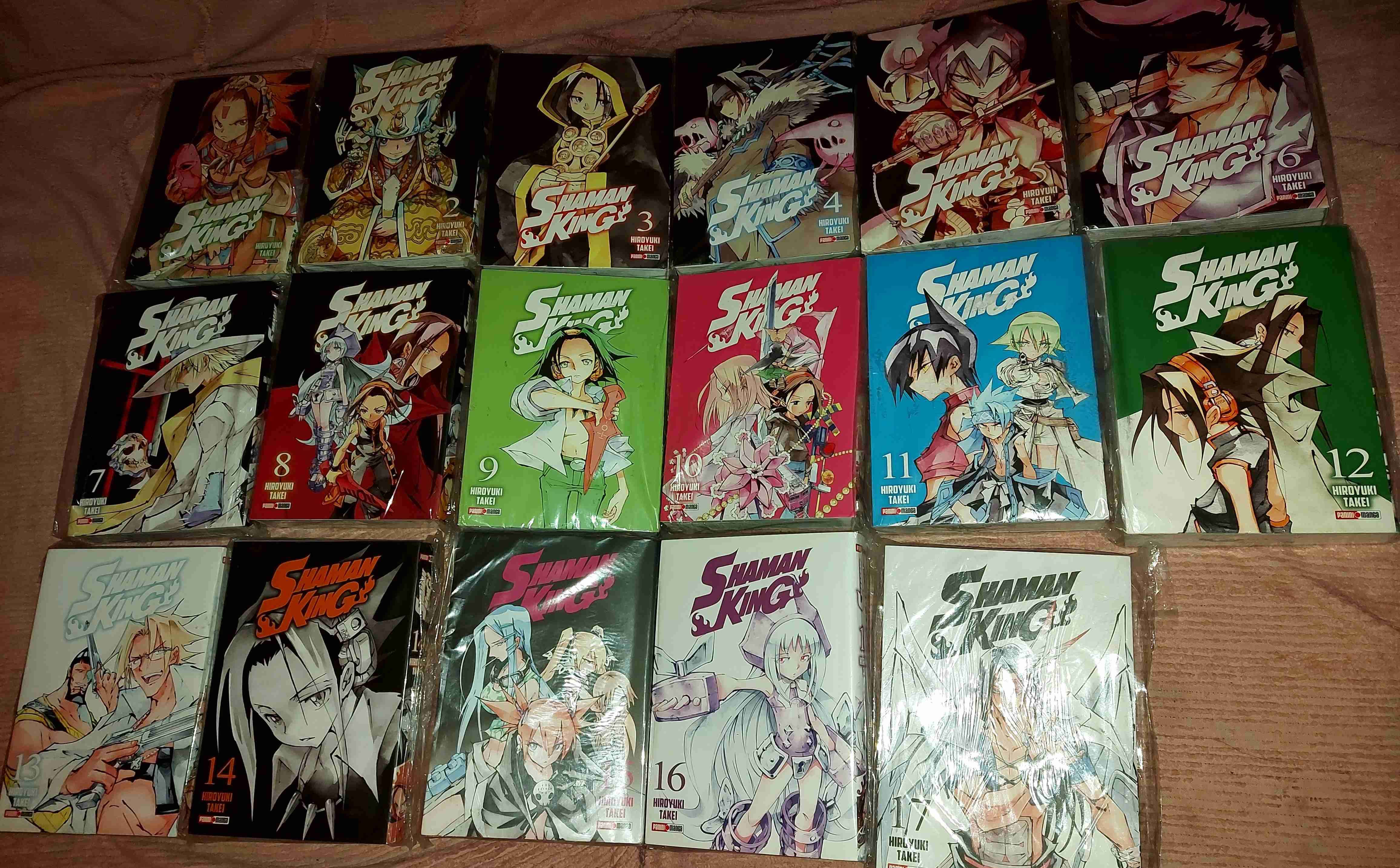 Colección Shaman King manga volúmenes 1-17