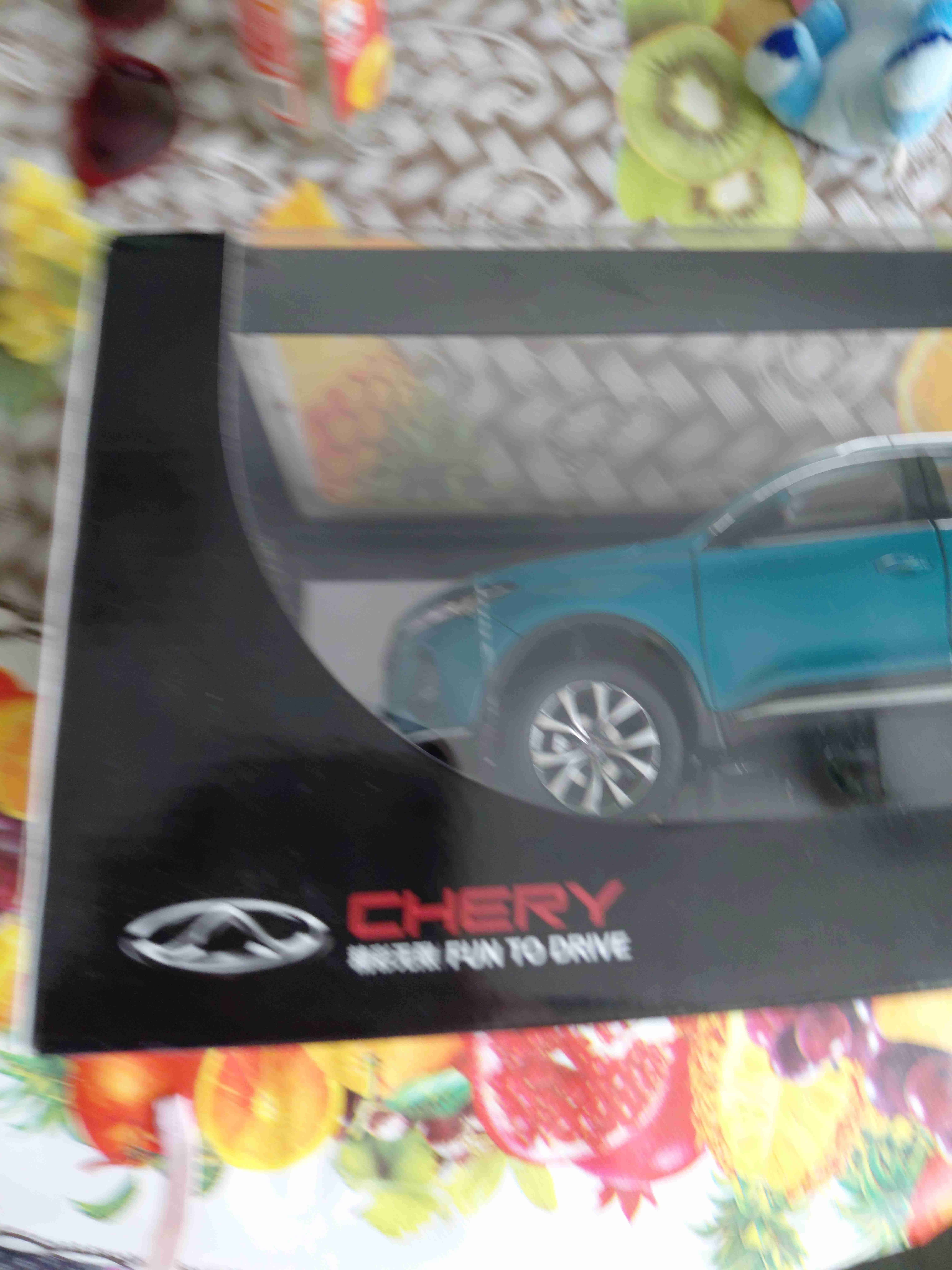Chery Modelo a escala SUV azul - miniatura 2